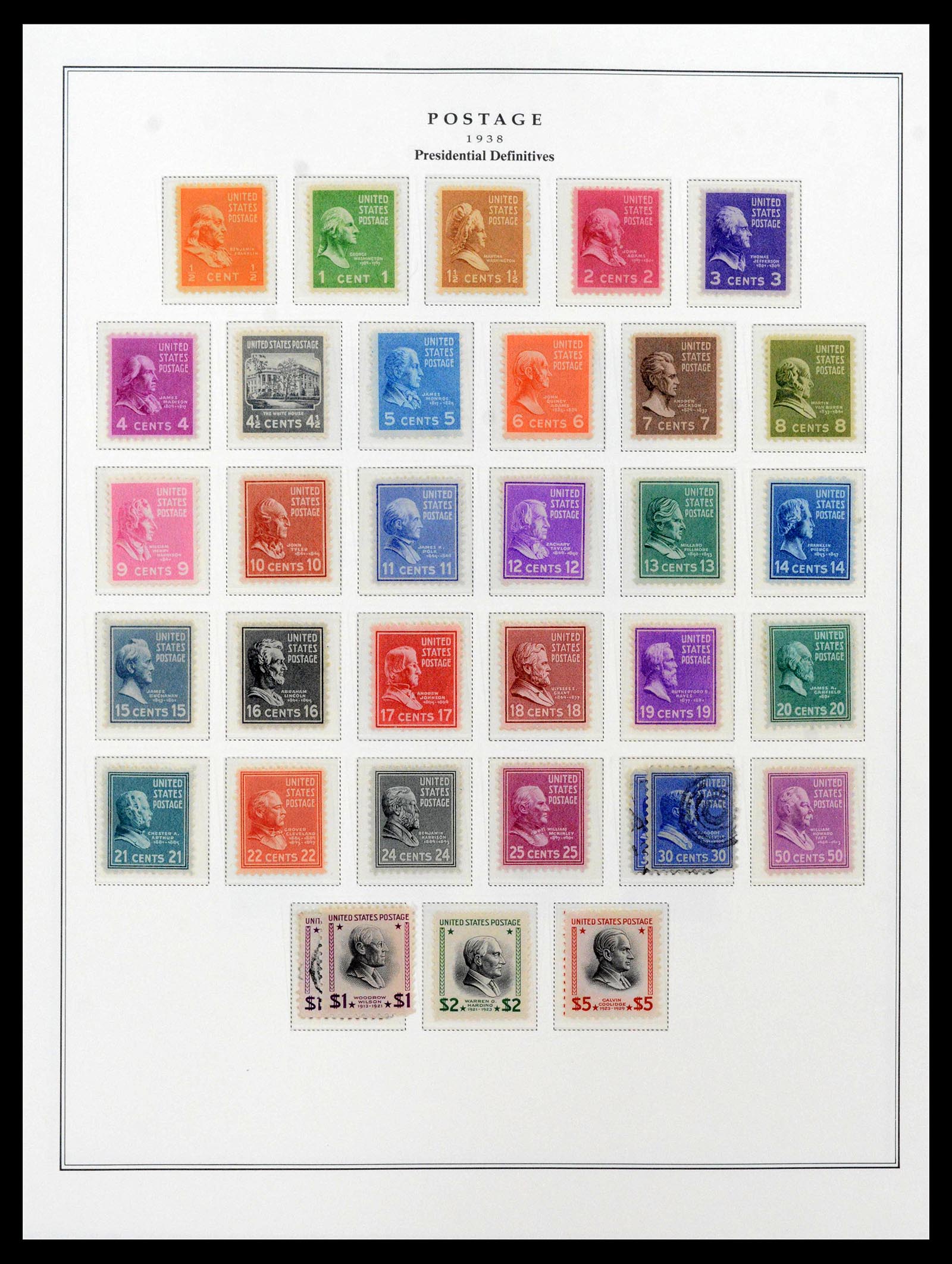 39443 0073 - Postzegelverzameling 39443 USA 1851-1976.