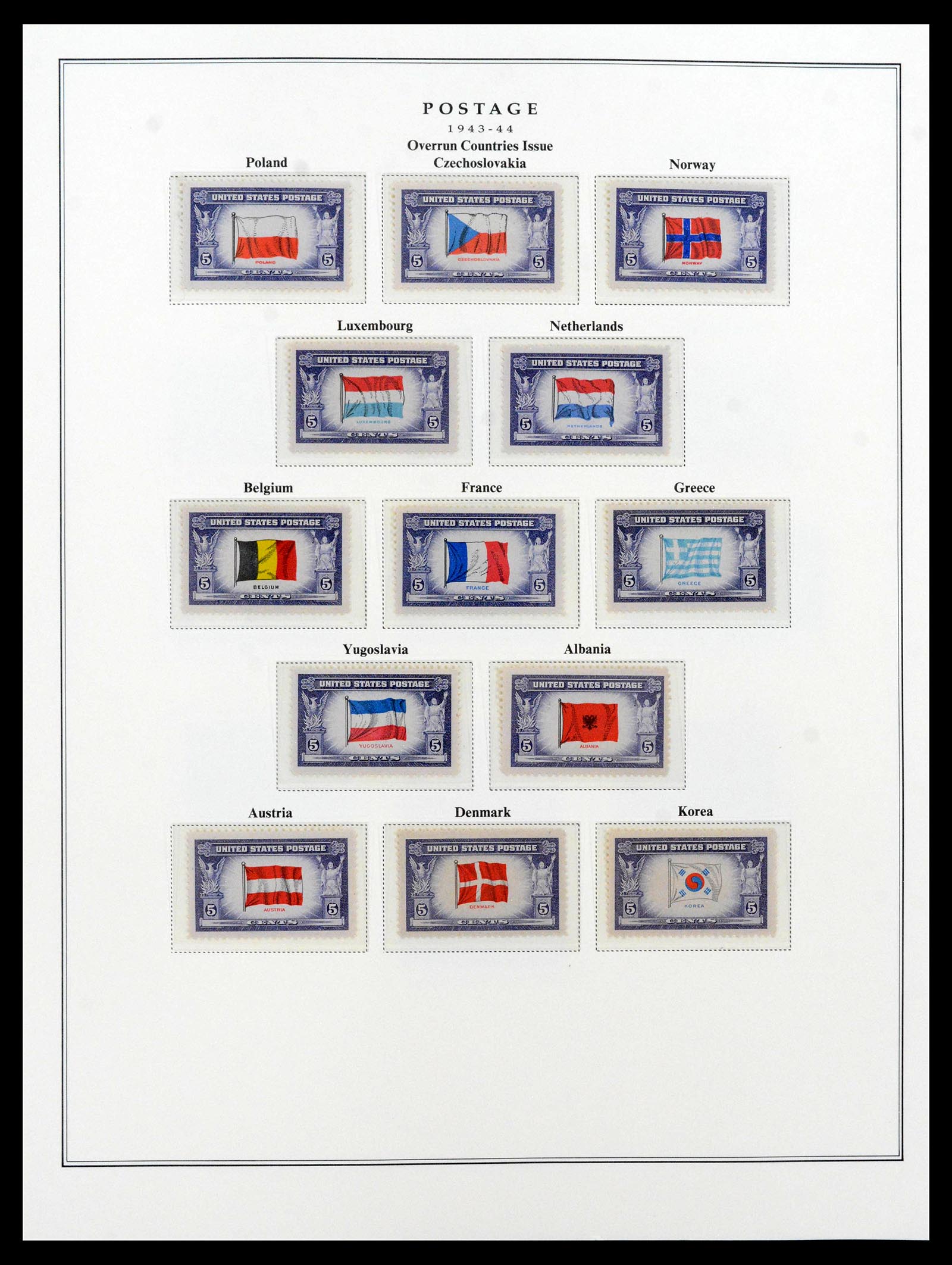 39443 0080 - Postzegelverzameling 39443 USA 1851-1976.