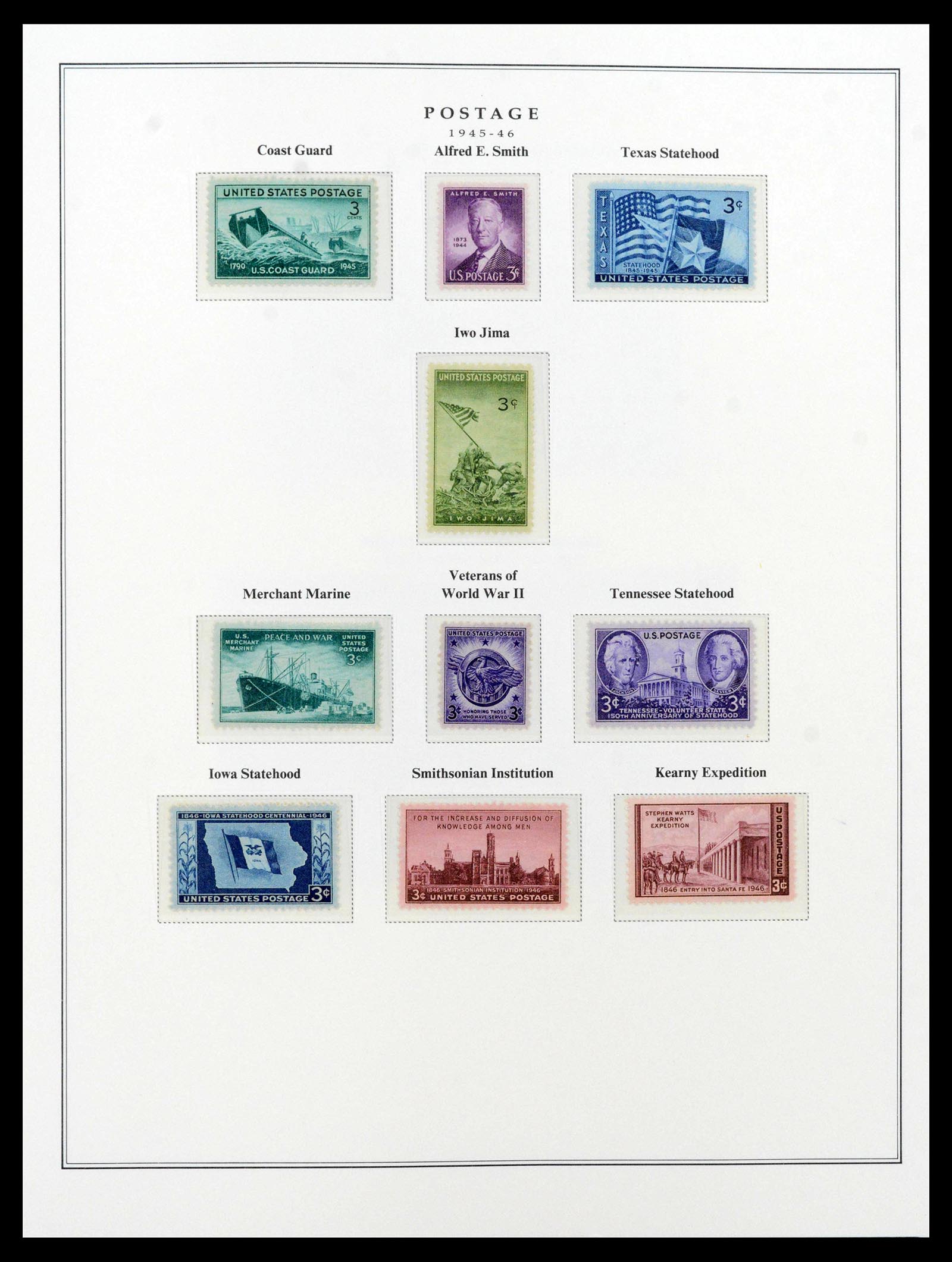 39443 0082 - Postzegelverzameling 39443 USA 1851-1976.