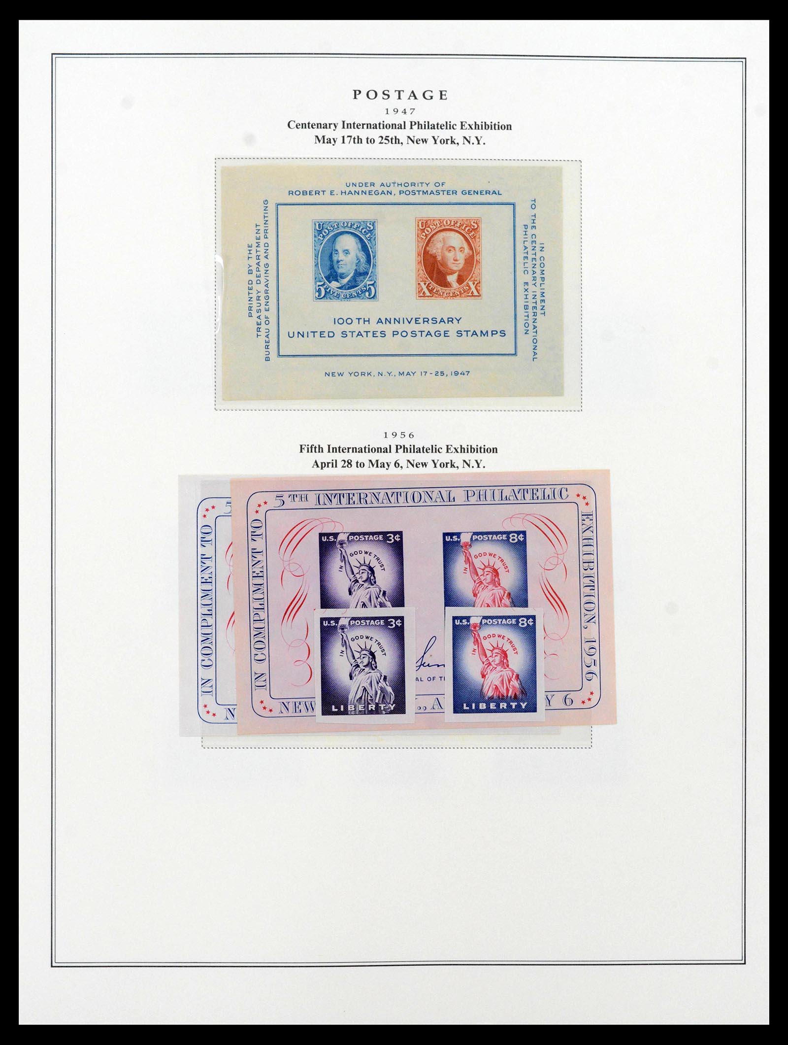 39443 0083 - Postzegelverzameling 39443 USA 1851-1976.