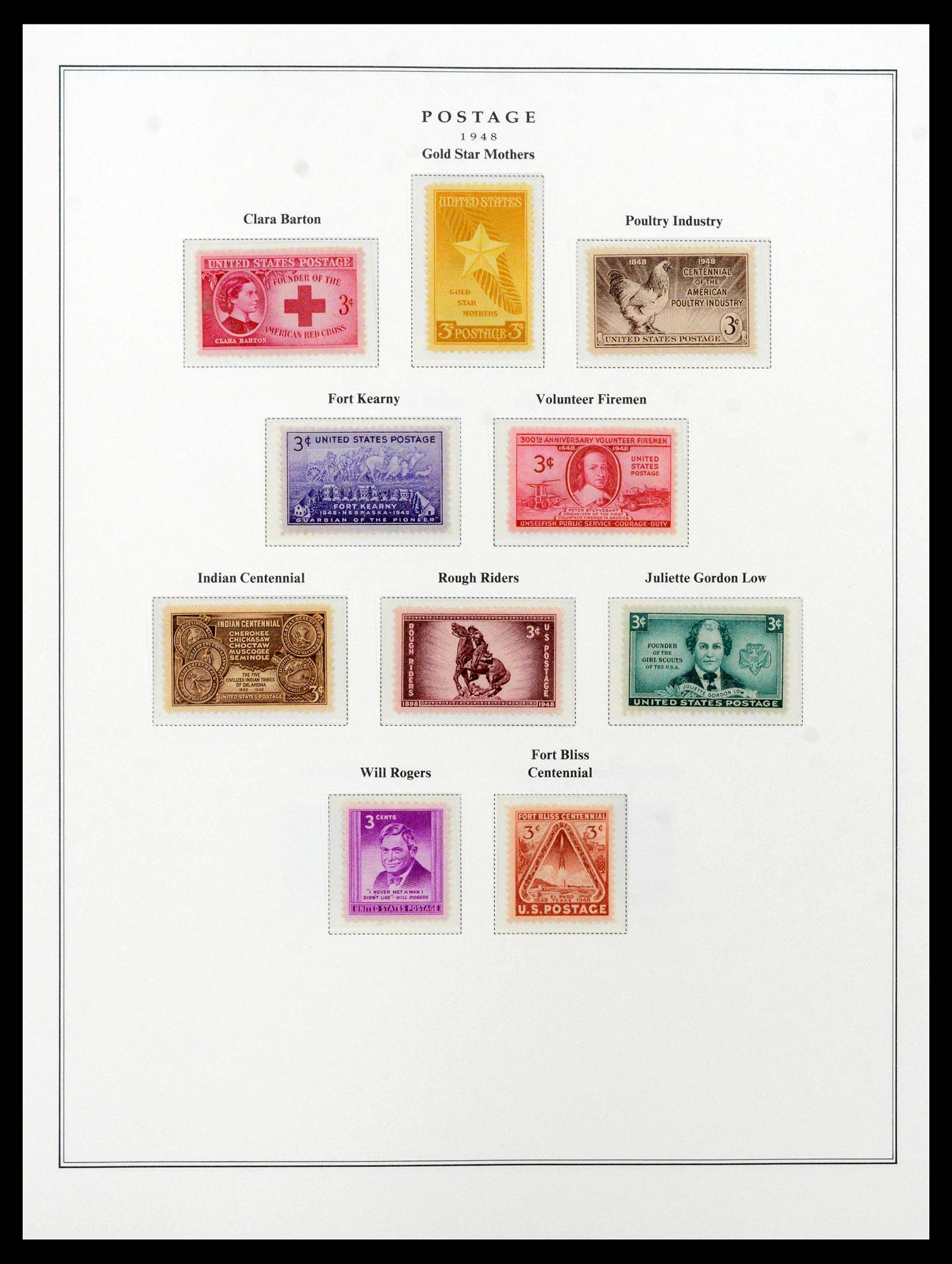 39443 0086 - Postzegelverzameling 39443 USA 1851-1976.