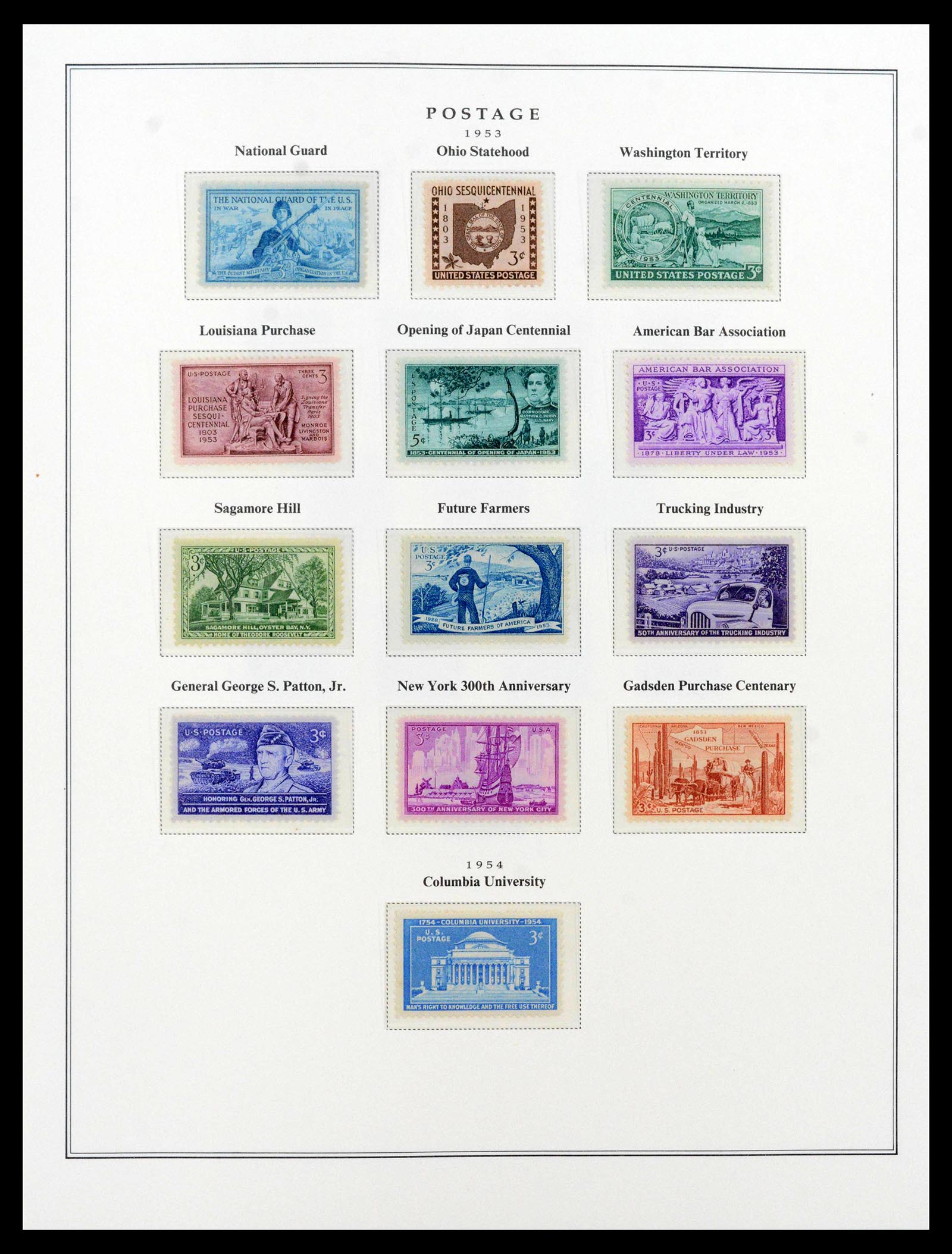 39443 0091 - Postzegelverzameling 39443 USA 1851-1976.
