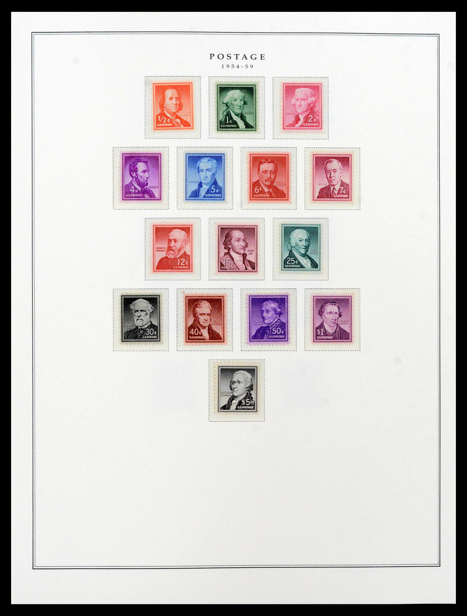 39443 0092 - Postzegelverzameling 39443 USA 1851-1976.