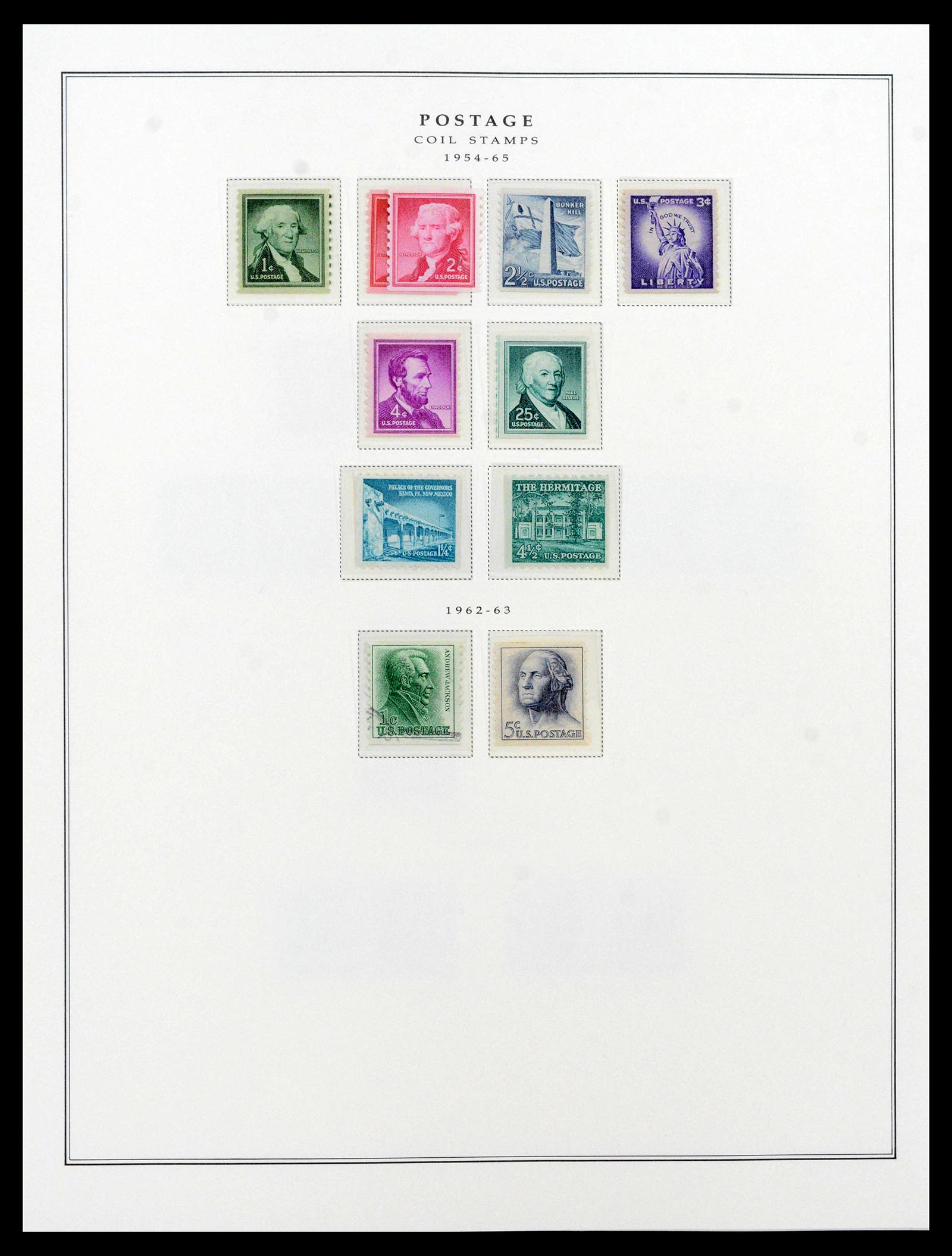 39443 0094 - Postzegelverzameling 39443 USA 1851-1976.