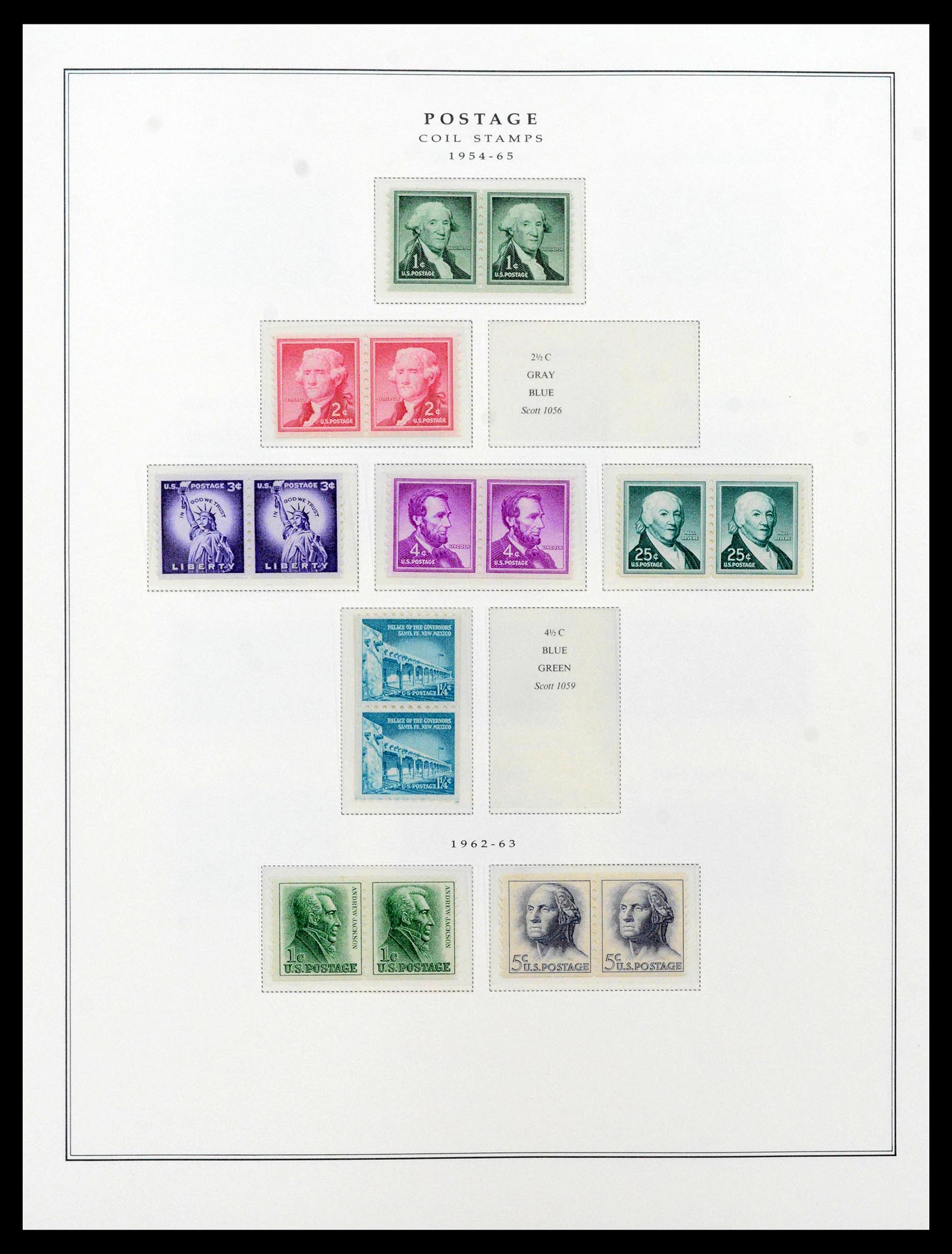 39443 0095 - Postzegelverzameling 39443 USA 1851-1976.