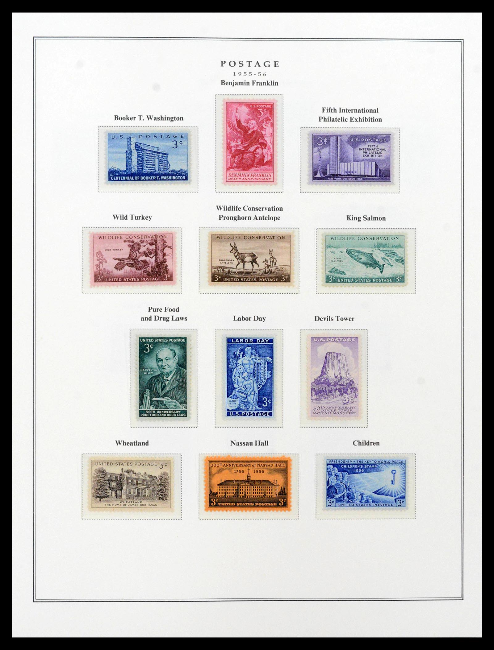 39443 0097 - Postzegelverzameling 39443 USA 1851-1976.