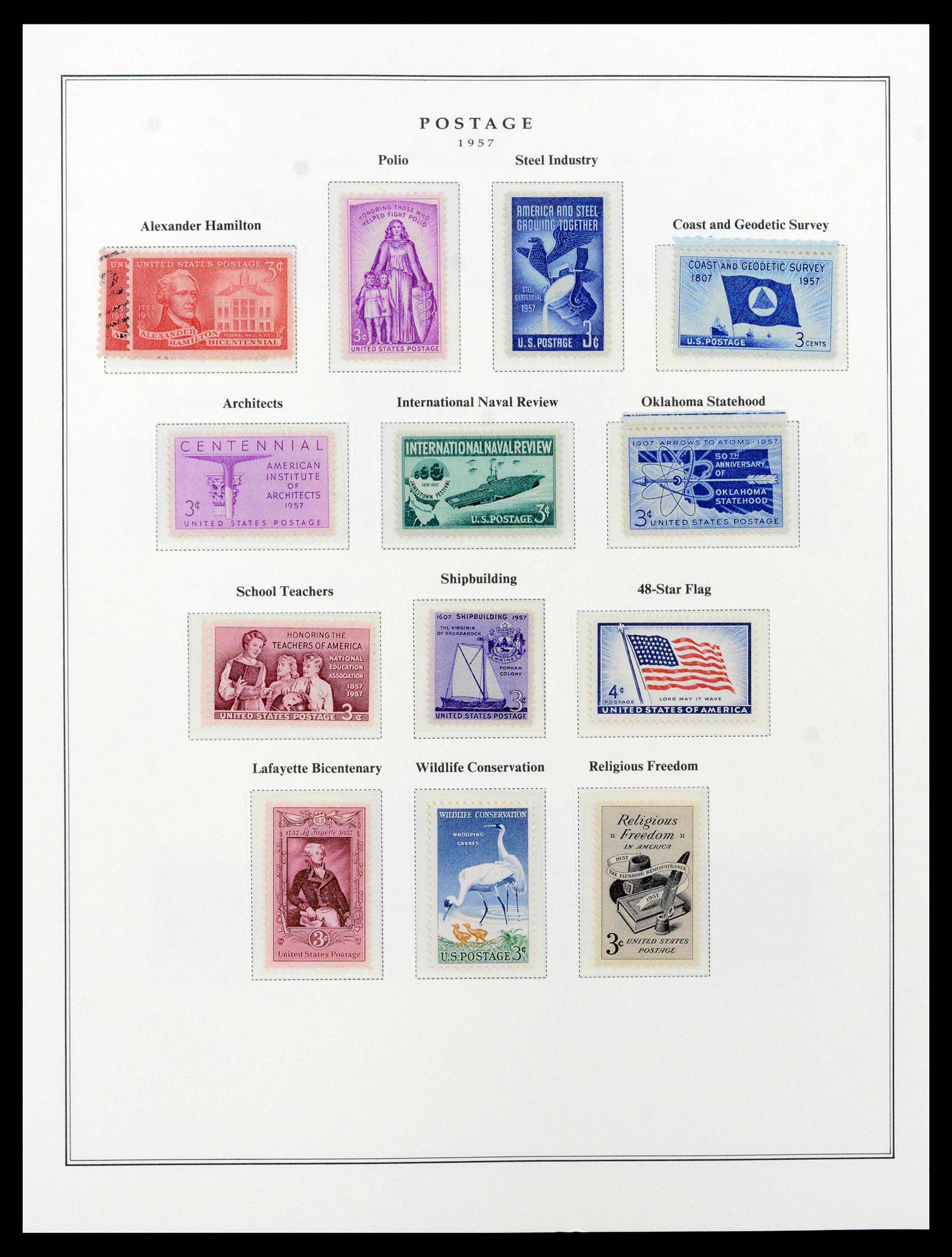 39443 0098 - Postzegelverzameling 39443 USA 1851-1976.