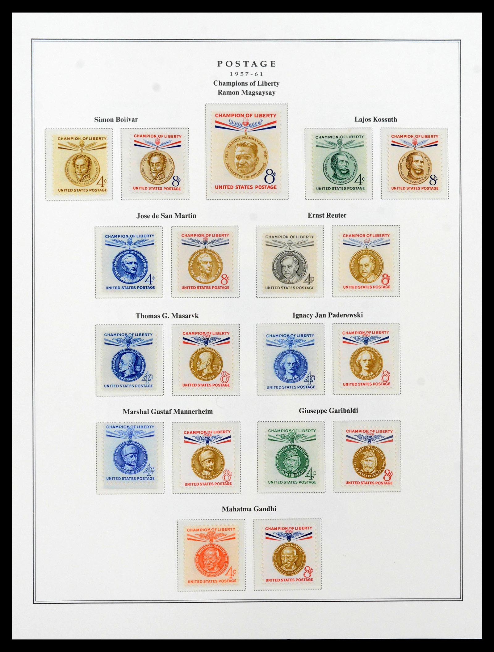 39443 0101 - Postzegelverzameling 39443 USA 1851-1976.