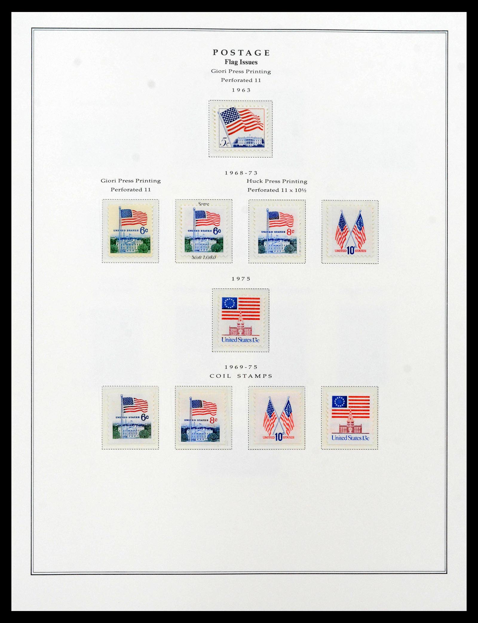 39443 0108 - Postzegelverzameling 39443 USA 1851-1976.