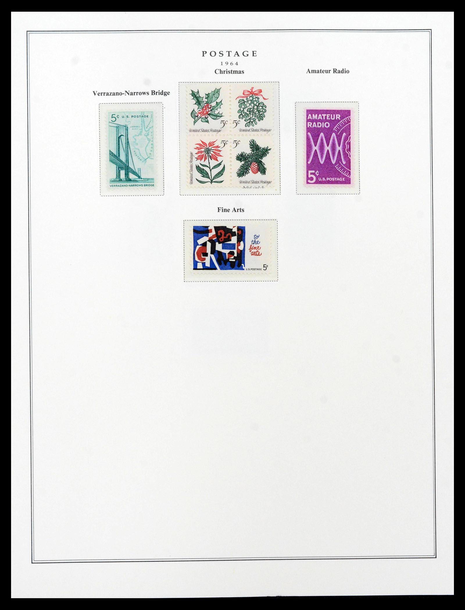 39443 0110 - Postzegelverzameling 39443 USA 1851-1976.