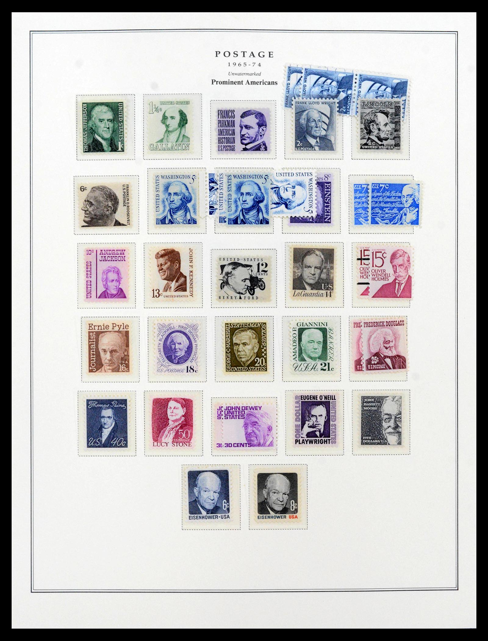 39443 0113 - Postzegelverzameling 39443 USA 1851-1976.