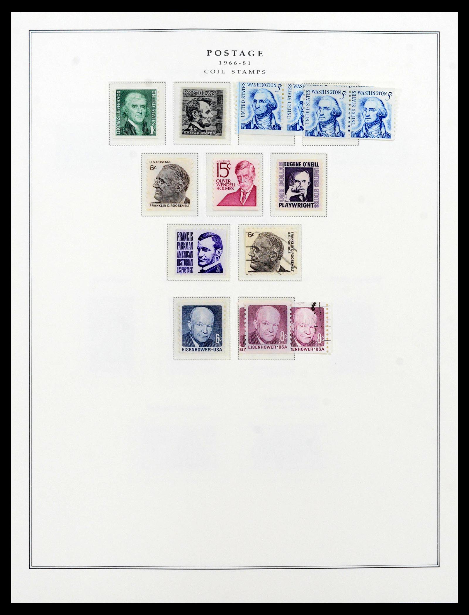 39443 0114 - Postzegelverzameling 39443 USA 1851-1976.