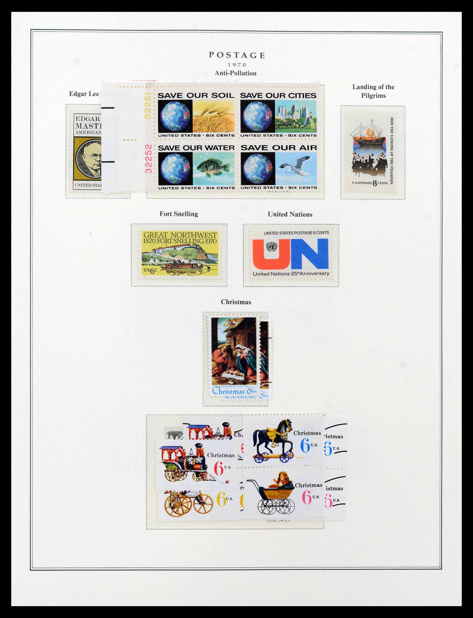 39443 0126 - Postzegelverzameling 39443 USA 1851-1976.