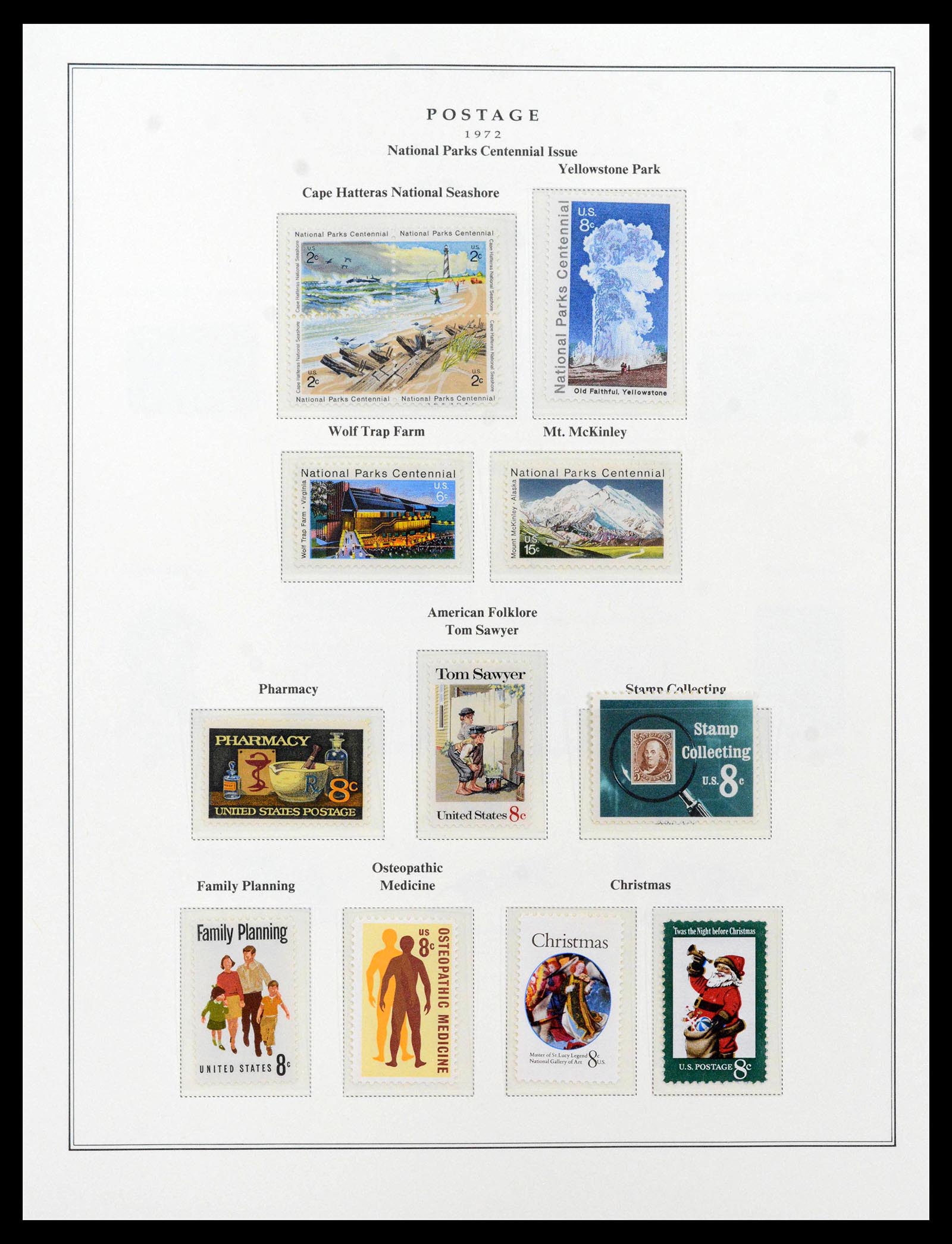 39443 0129 - Postzegelverzameling 39443 USA 1851-1976.