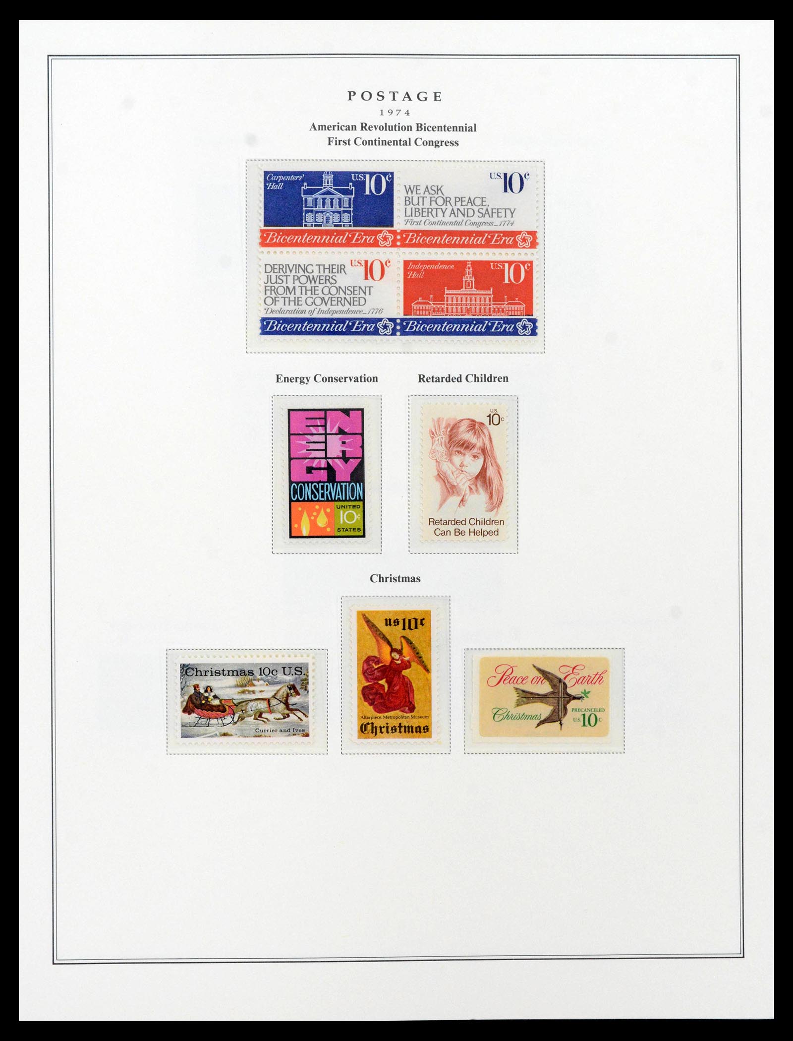 39443 0138 - Postzegelverzameling 39443 USA 1851-1976.