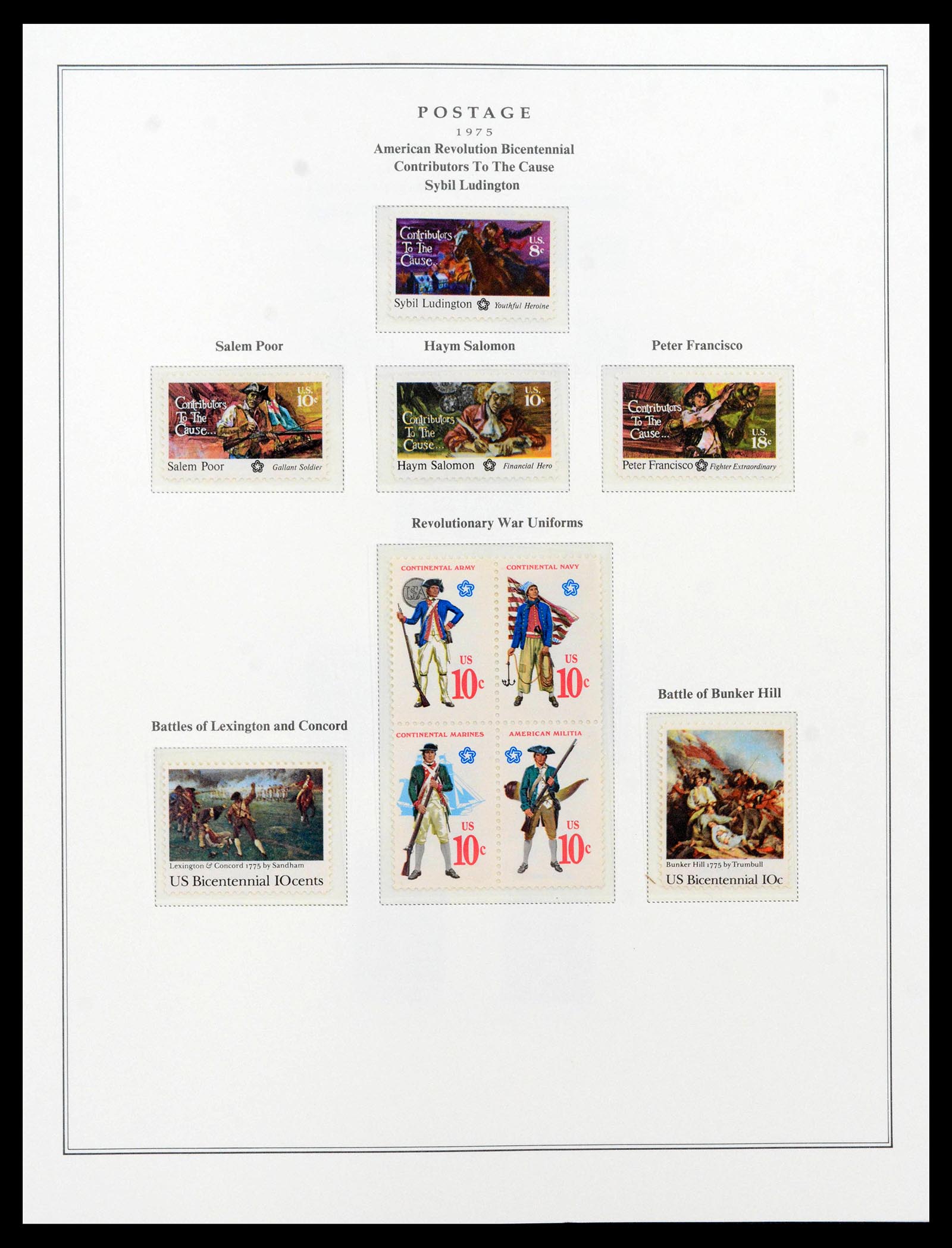 39443 0140 - Postzegelverzameling 39443 USA 1851-1976.