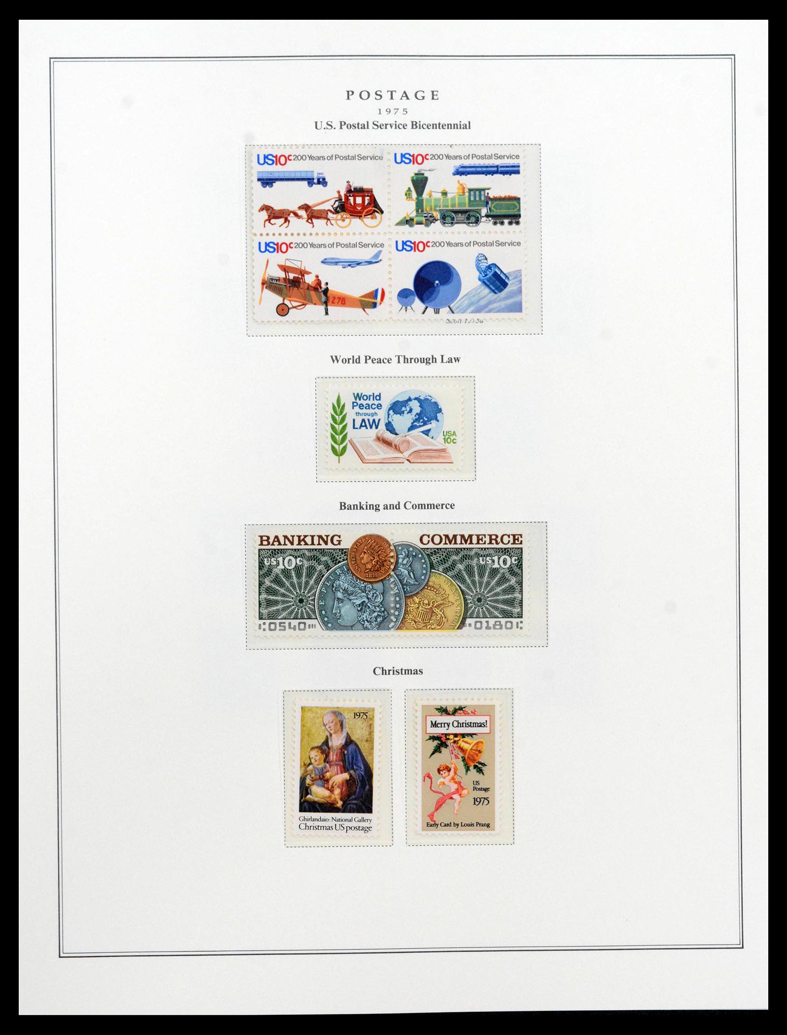 39443 0141 - Postzegelverzameling 39443 USA 1851-1976.