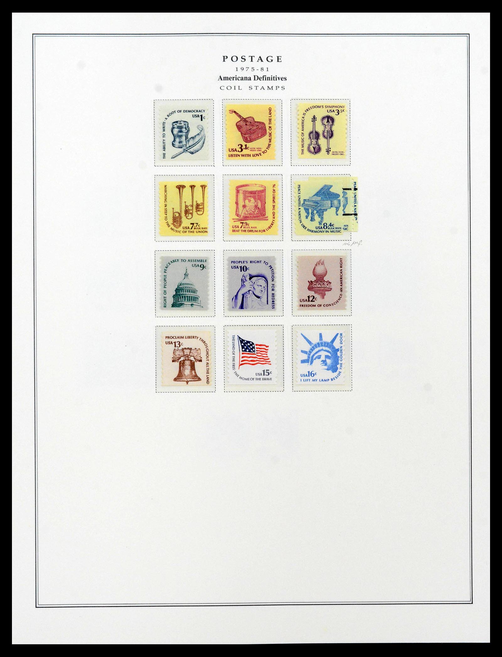 39443 0143 - Postzegelverzameling 39443 USA 1851-1976.