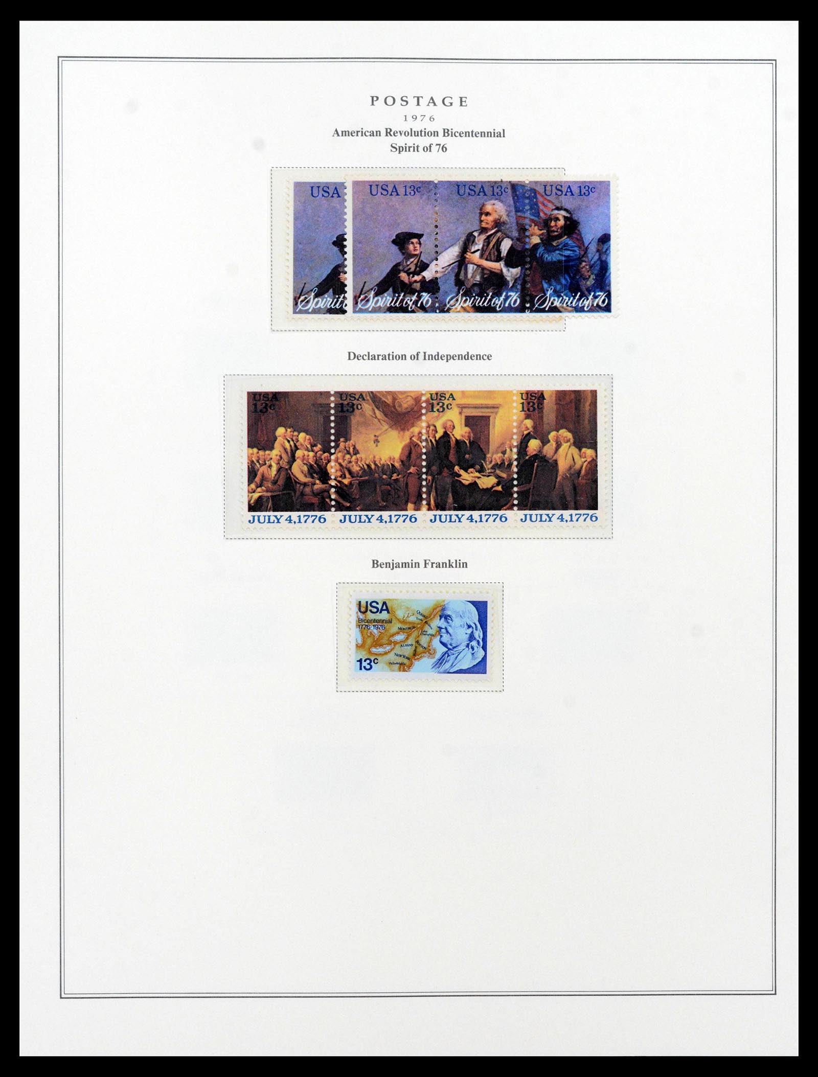 39443 0146 - Postzegelverzameling 39443 USA 1851-1976.