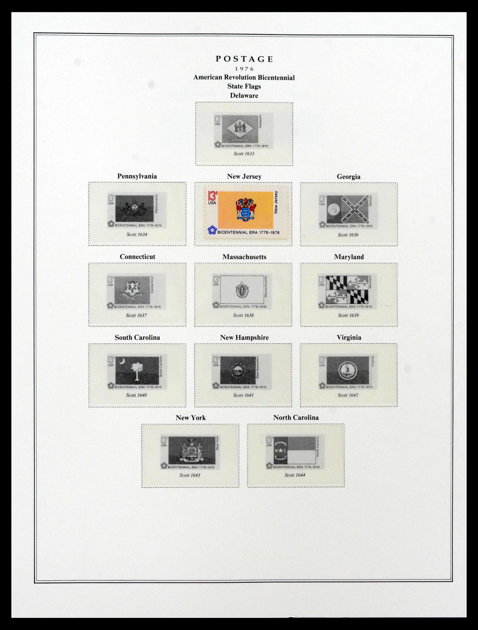 39443 0147 - Postzegelverzameling 39443 USA 1851-1976.