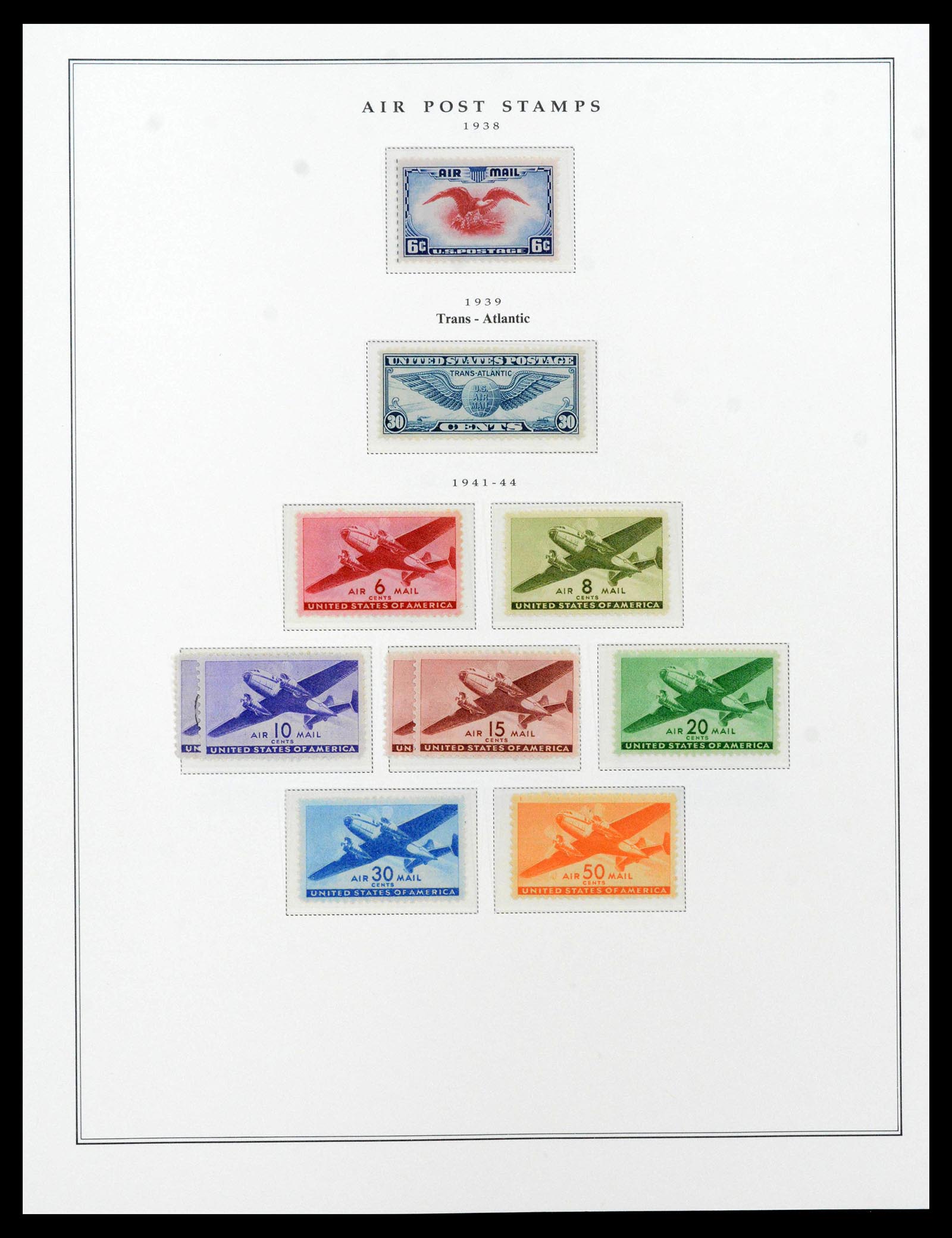 39443 0155 - Postzegelverzameling 39443 USA 1851-1976.