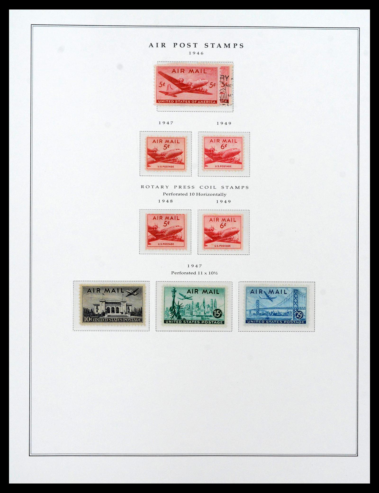 39443 0156 - Postzegelverzameling 39443 USA 1851-1976.