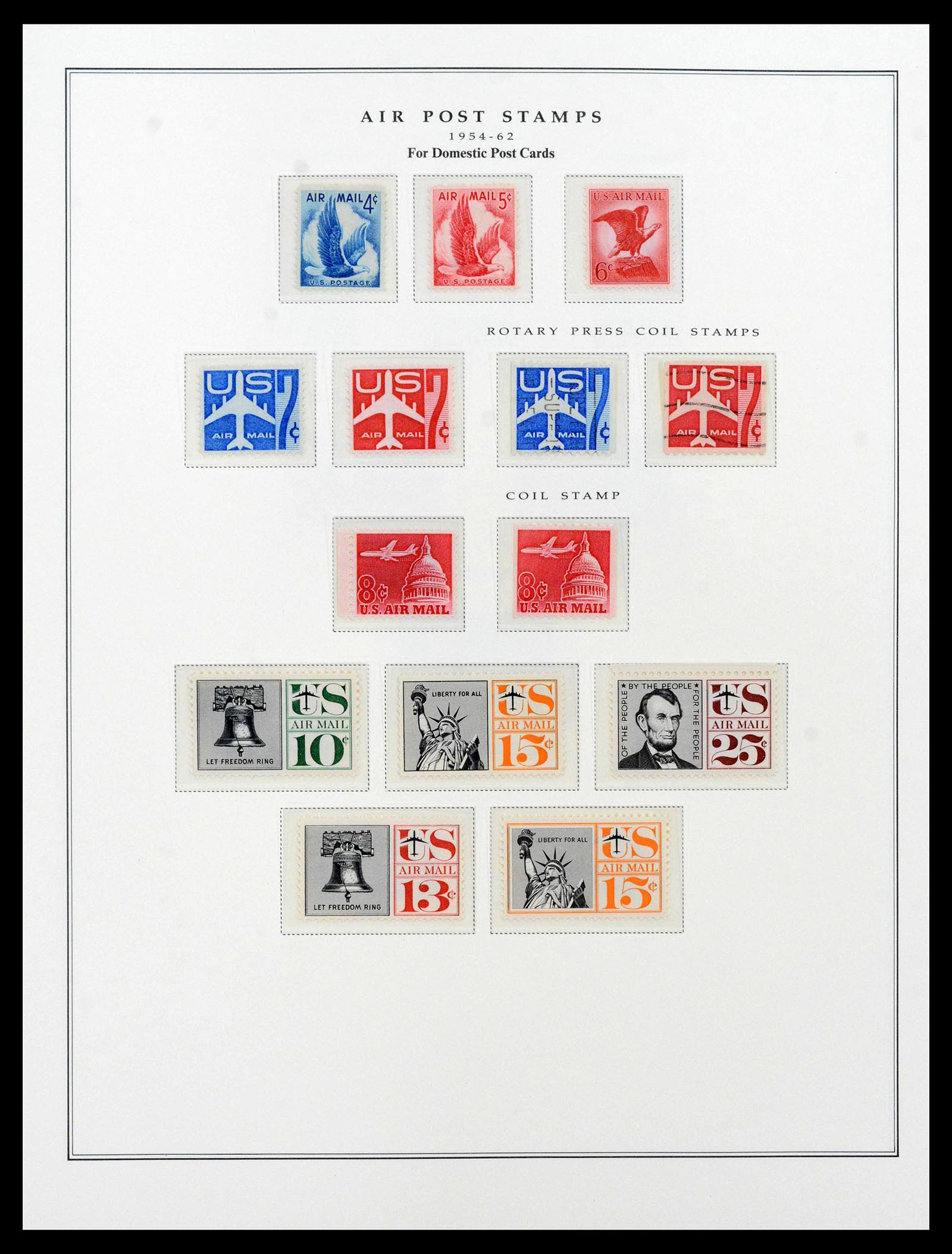 39443 0158 - Postzegelverzameling 39443 USA 1851-1976.