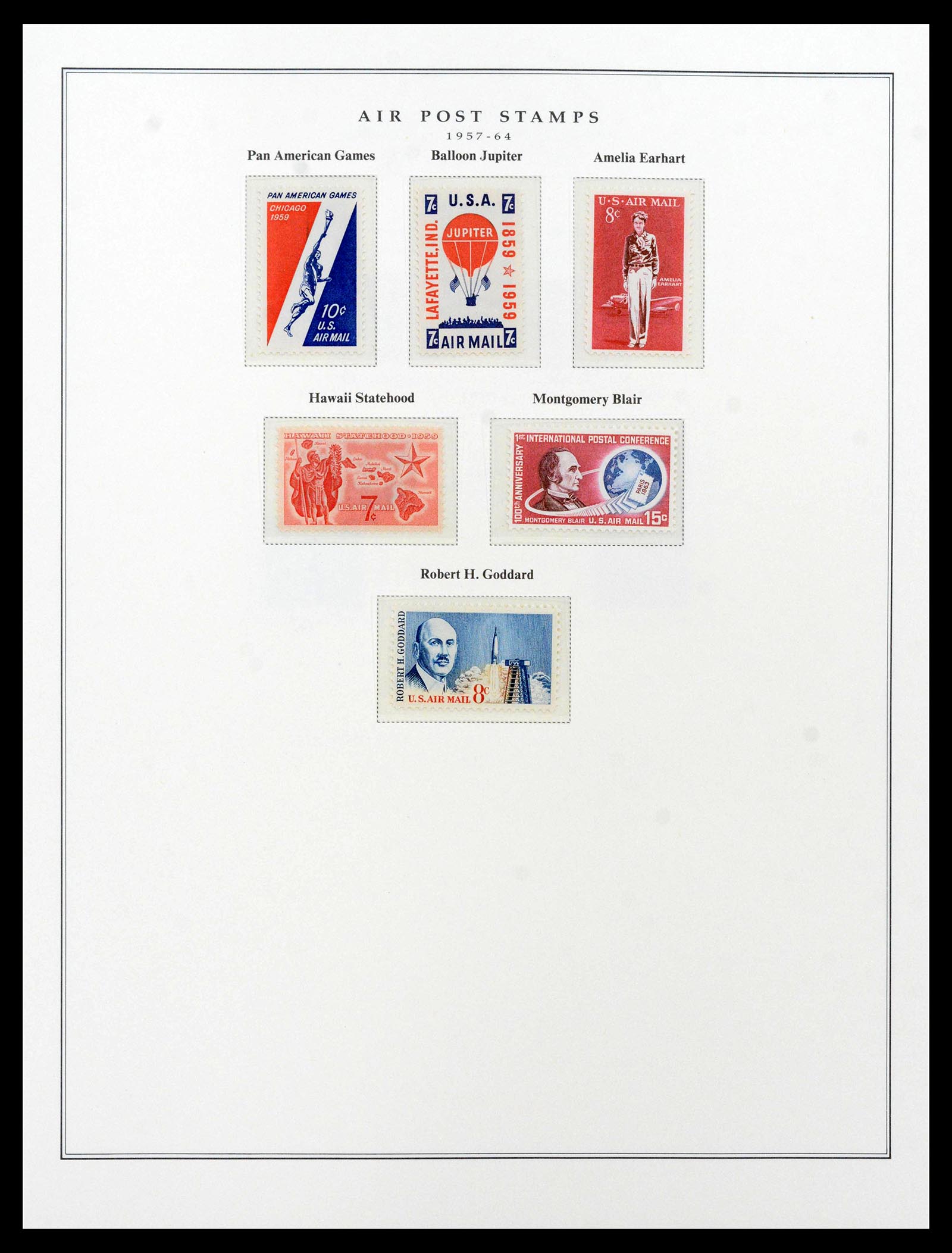 39443 0159 - Postzegelverzameling 39443 USA 1851-1976.