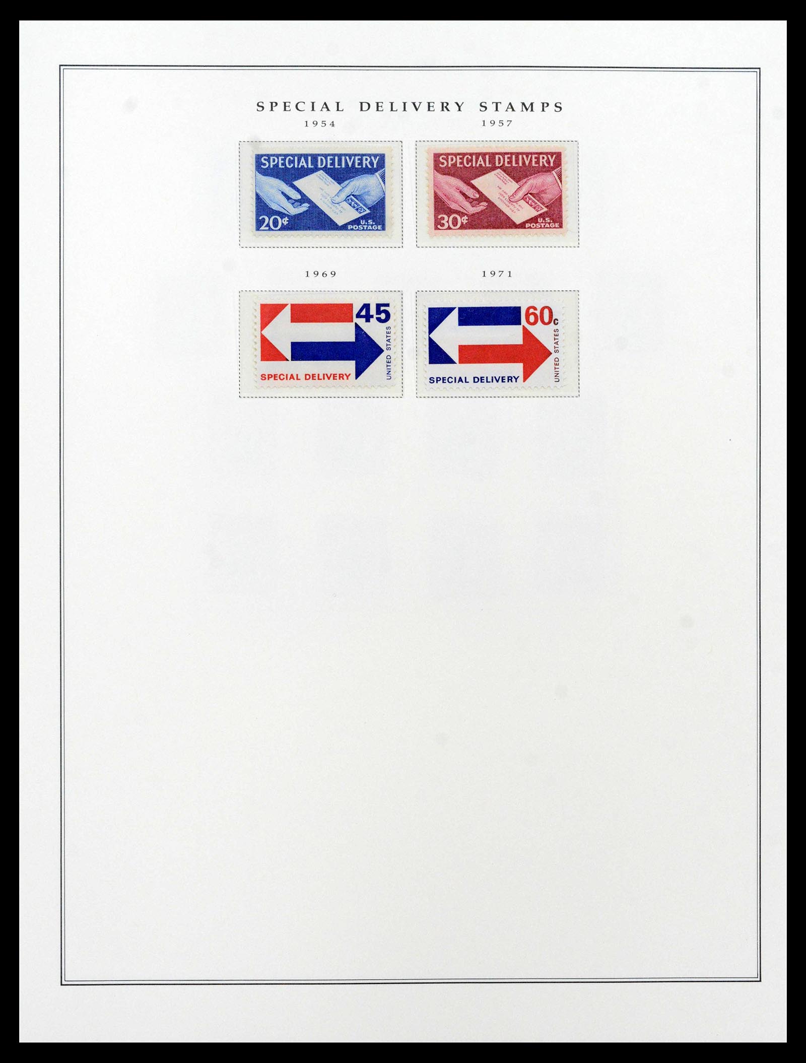 39443 0166 - Postzegelverzameling 39443 USA 1851-1976.