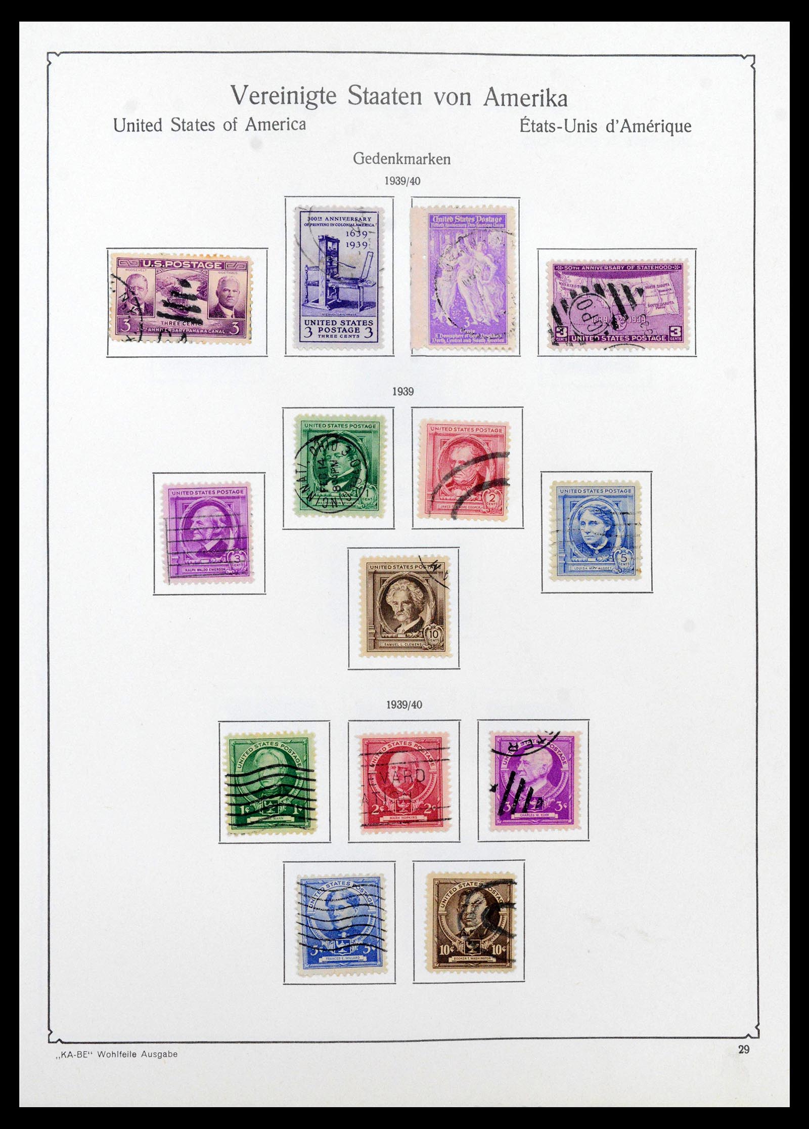 39444 0034 - Postzegelverzameling 39444 USA 1861-2008.
