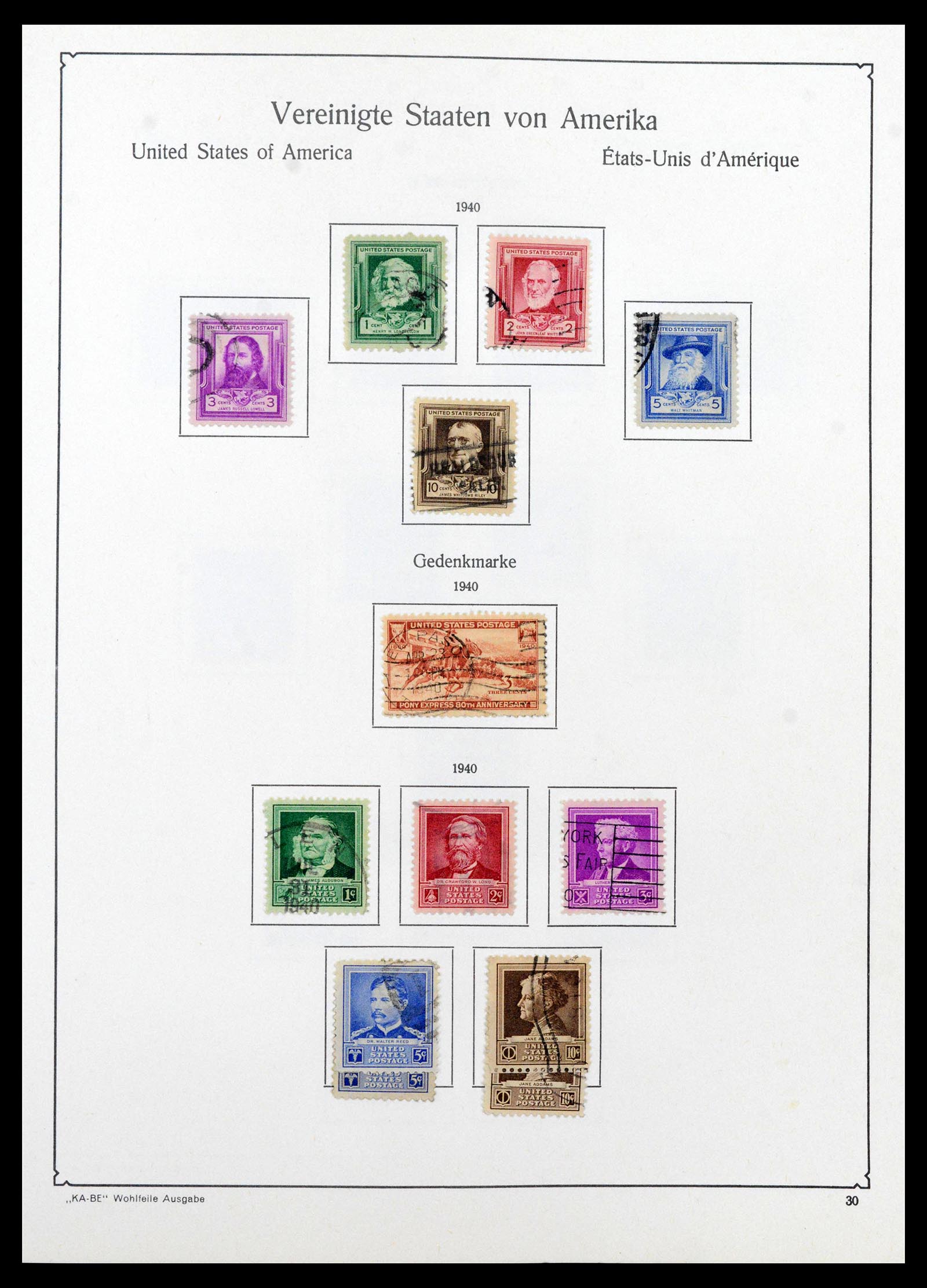 39444 0035 - Postzegelverzameling 39444 USA 1861-2008.