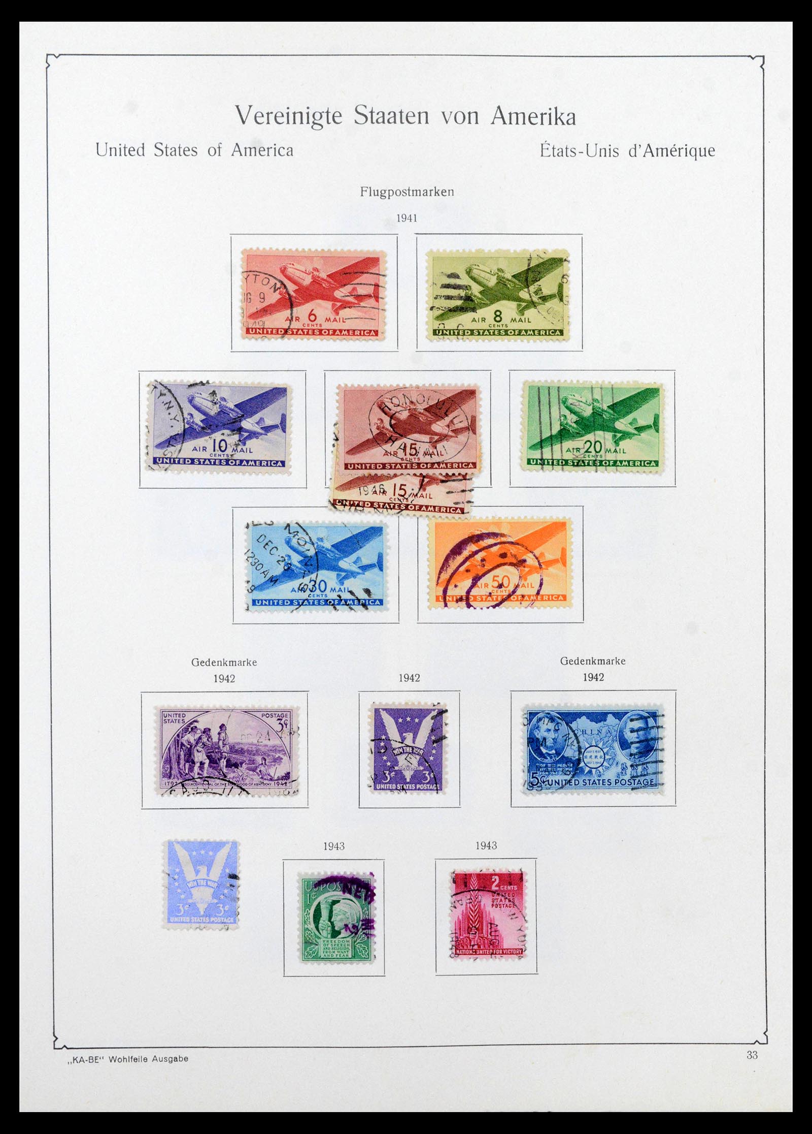39444 0038 - Postzegelverzameling 39444 USA 1861-2008.