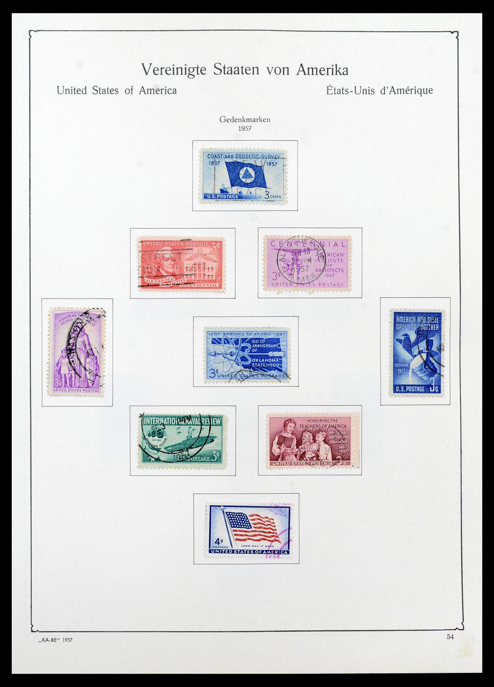 39444 0064 - Postzegelverzameling 39444 USA 1861-2008.