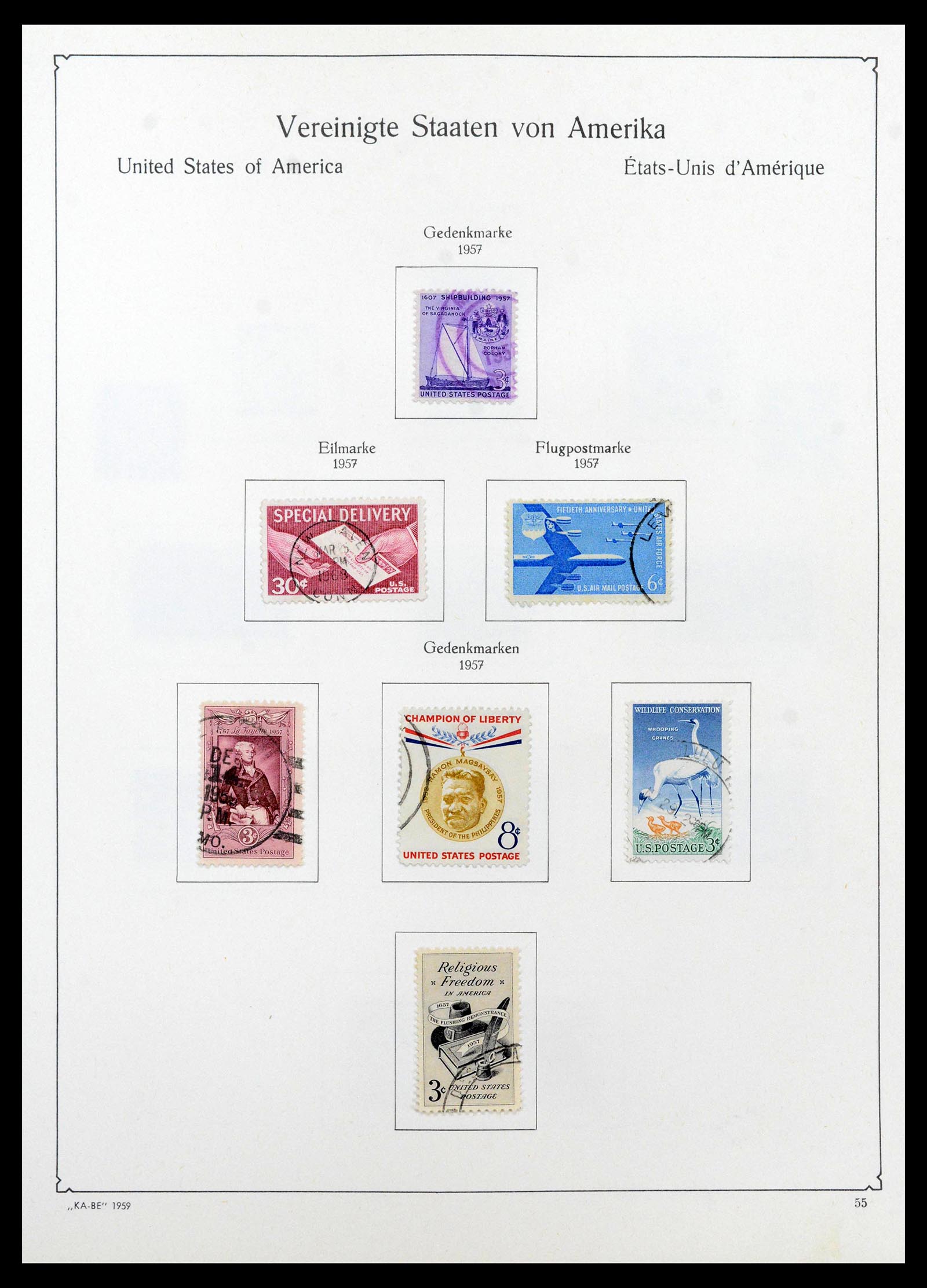 39444 0065 - Postzegelverzameling 39444 USA 1861-2008.