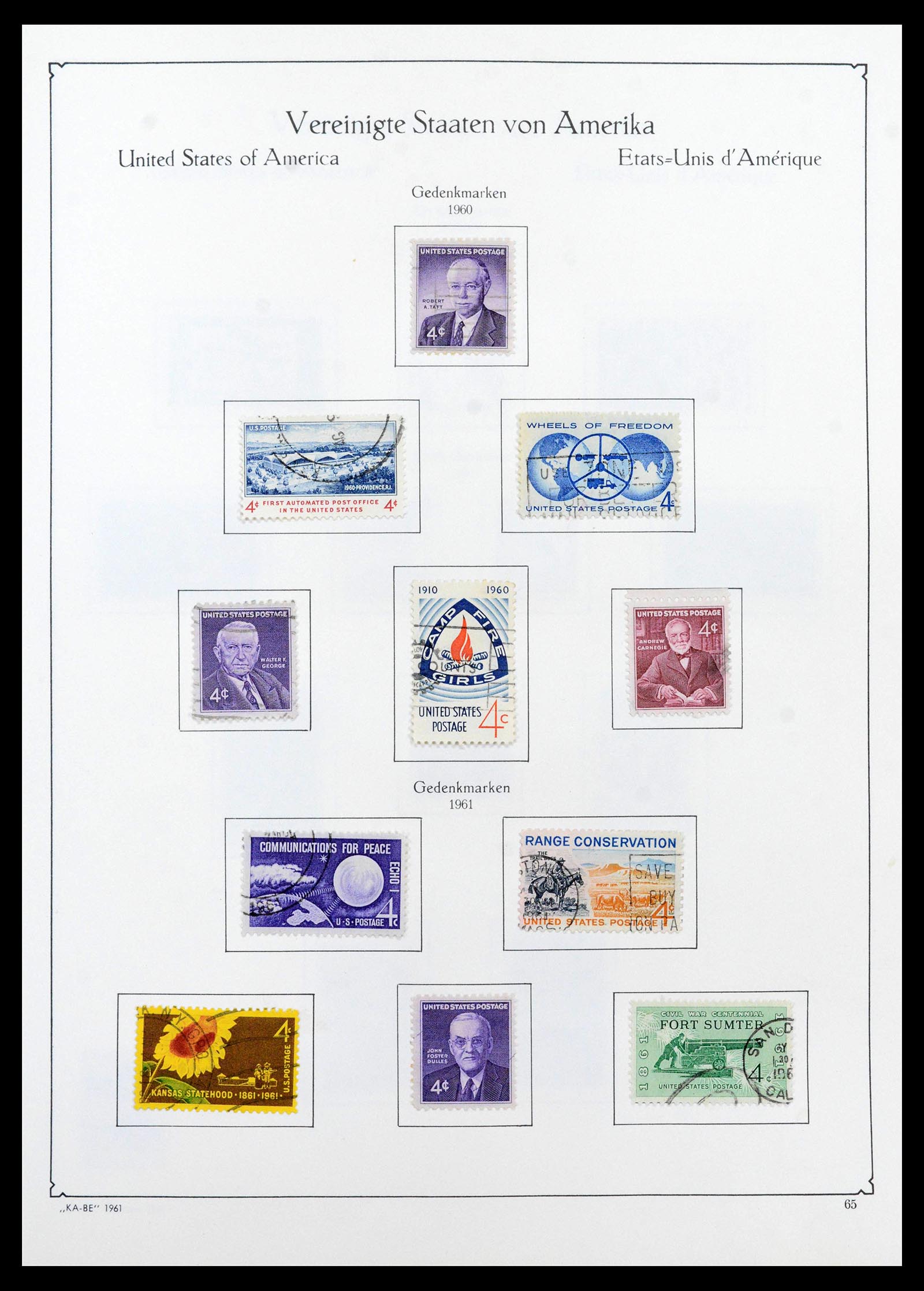 39444 0075 - Postzegelverzameling 39444 USA 1861-2008.