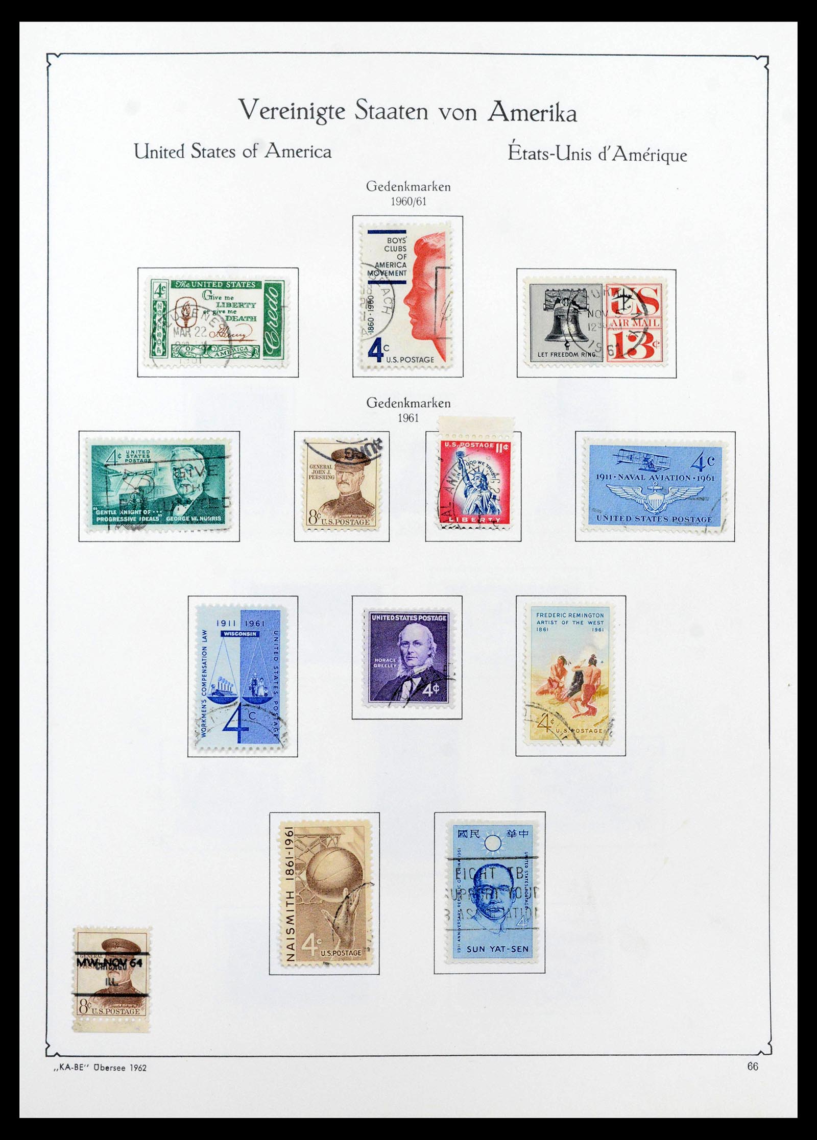 39444 0076 - Postzegelverzameling 39444 USA 1861-2008.