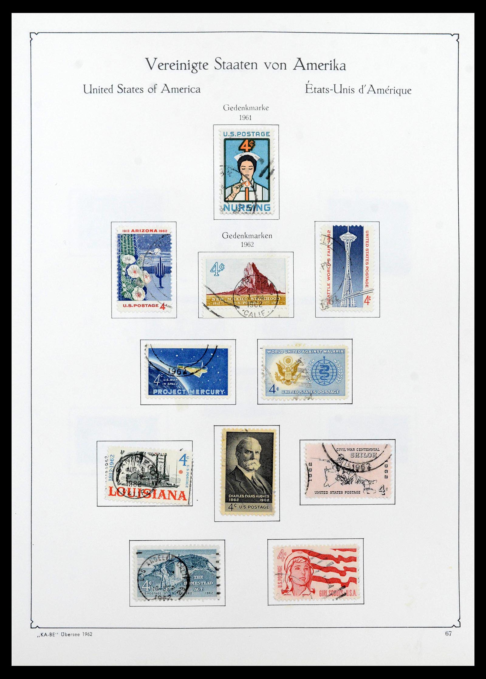 39444 0077 - Postzegelverzameling 39444 USA 1861-2008.