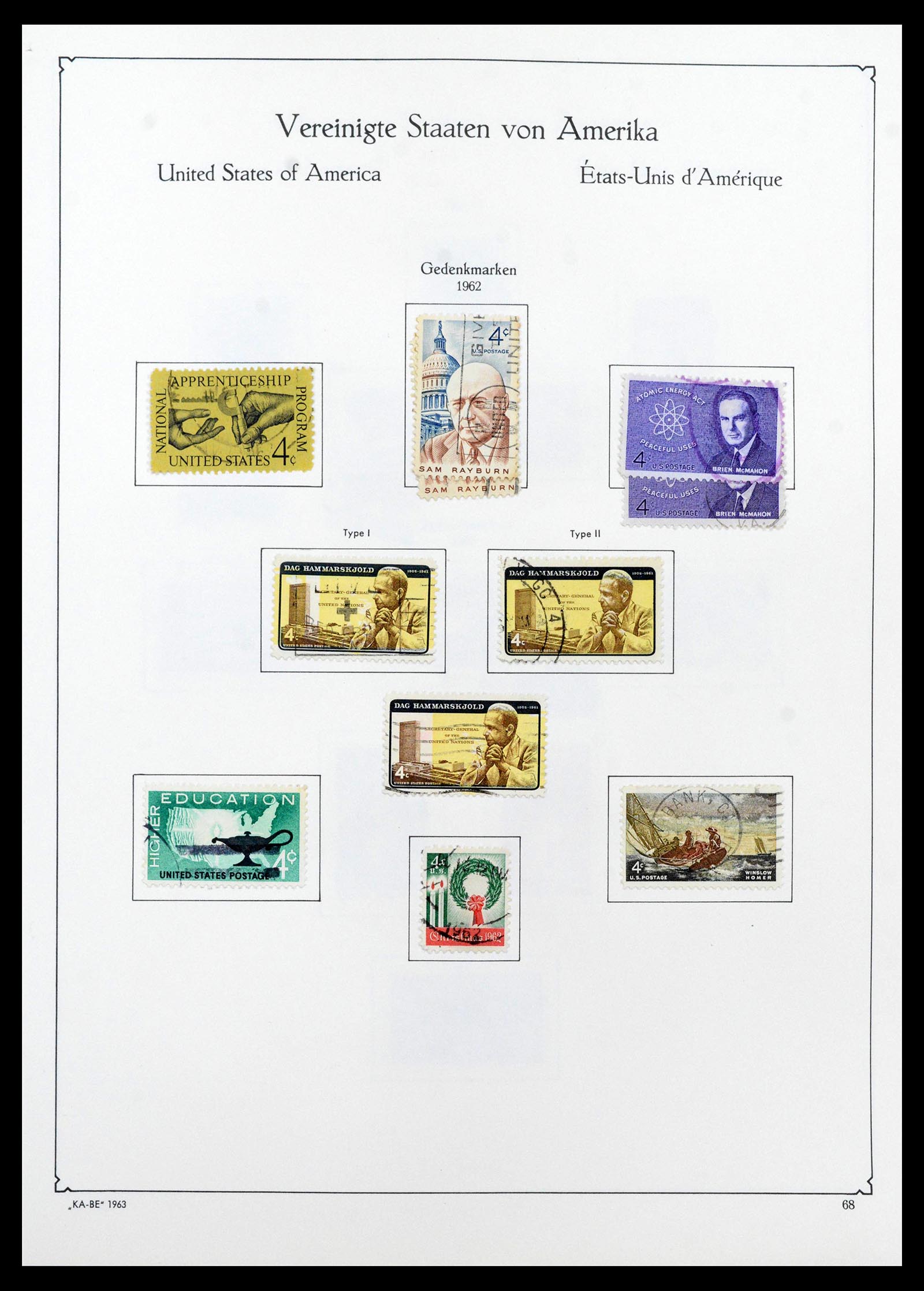 39444 0078 - Postzegelverzameling 39444 USA 1861-2008.