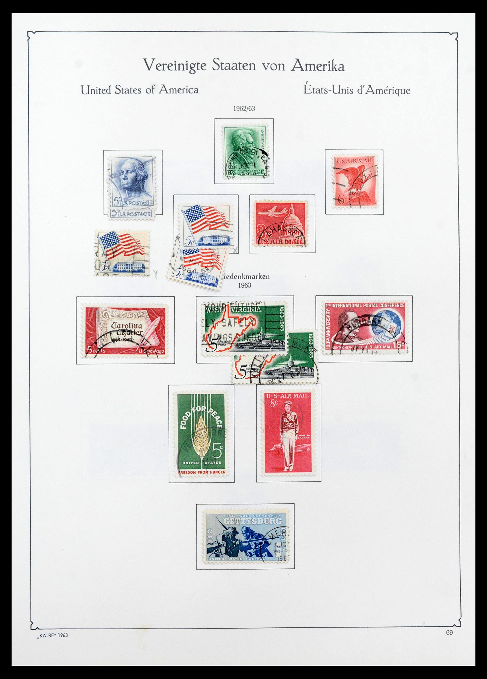 39444 0079 - Postzegelverzameling 39444 USA 1861-2008.