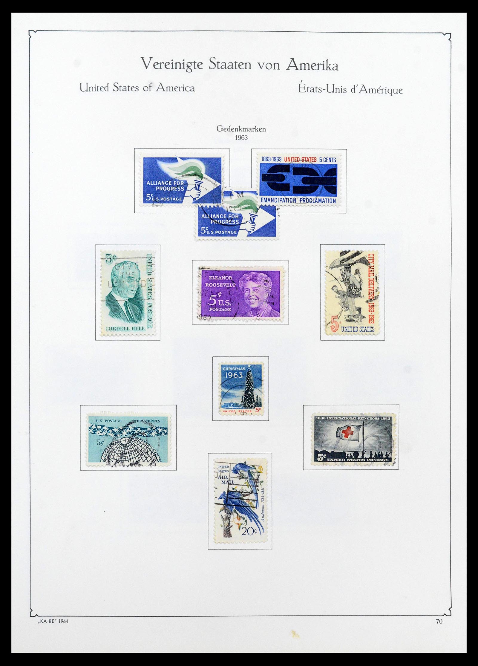 39444 0080 - Postzegelverzameling 39444 USA 1861-2008.