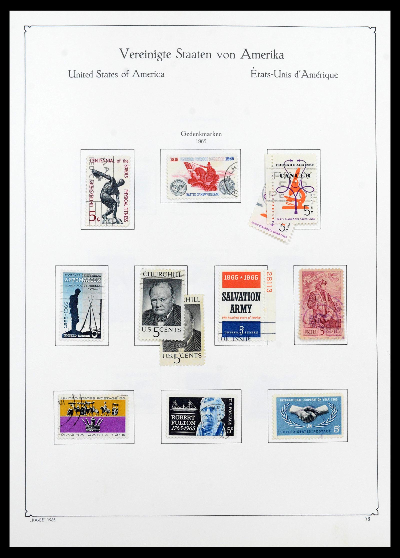 39444 0083 - Postzegelverzameling 39444 USA 1861-2008.