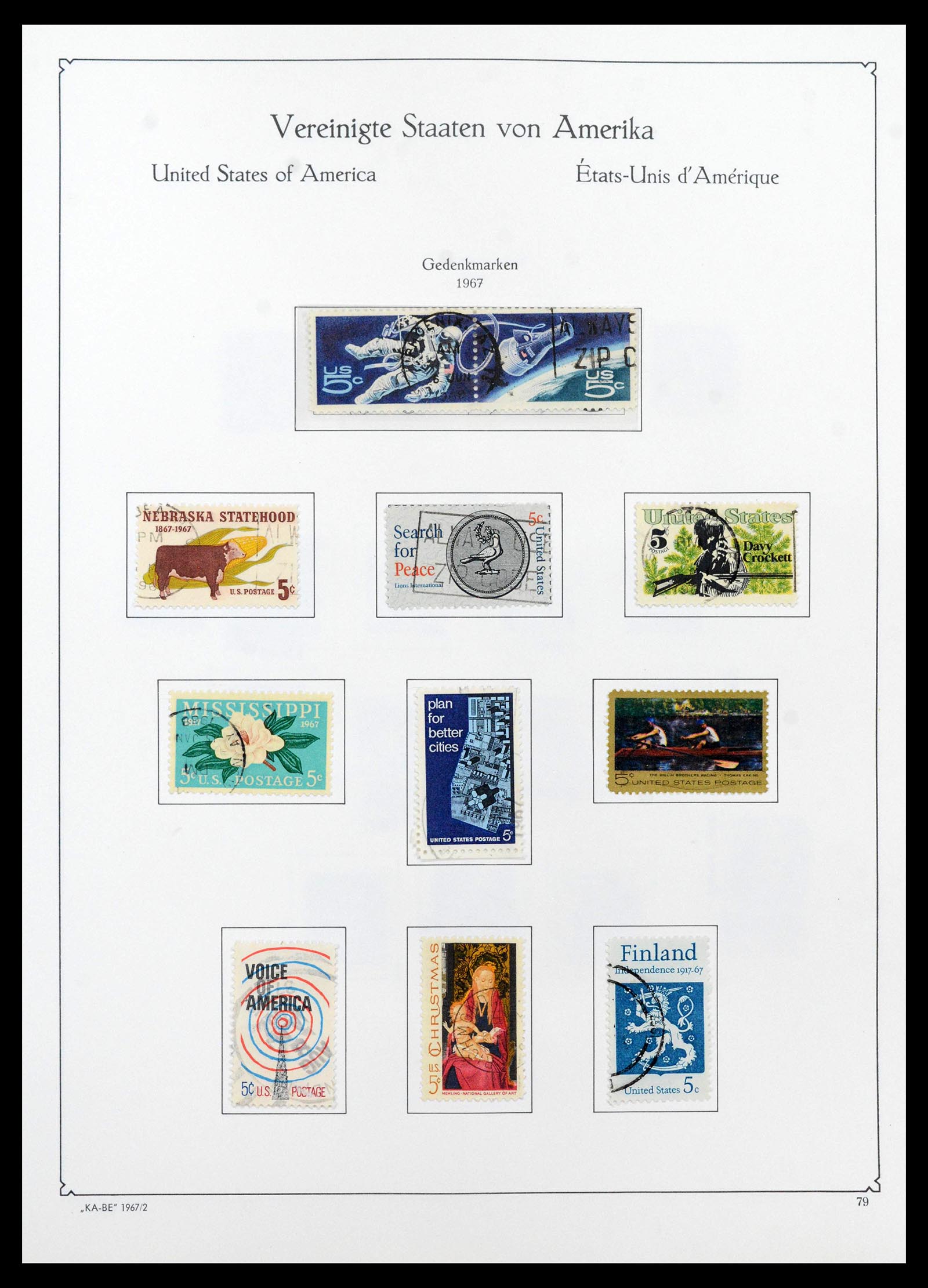 39444 0089 - Postzegelverzameling 39444 USA 1861-2008.