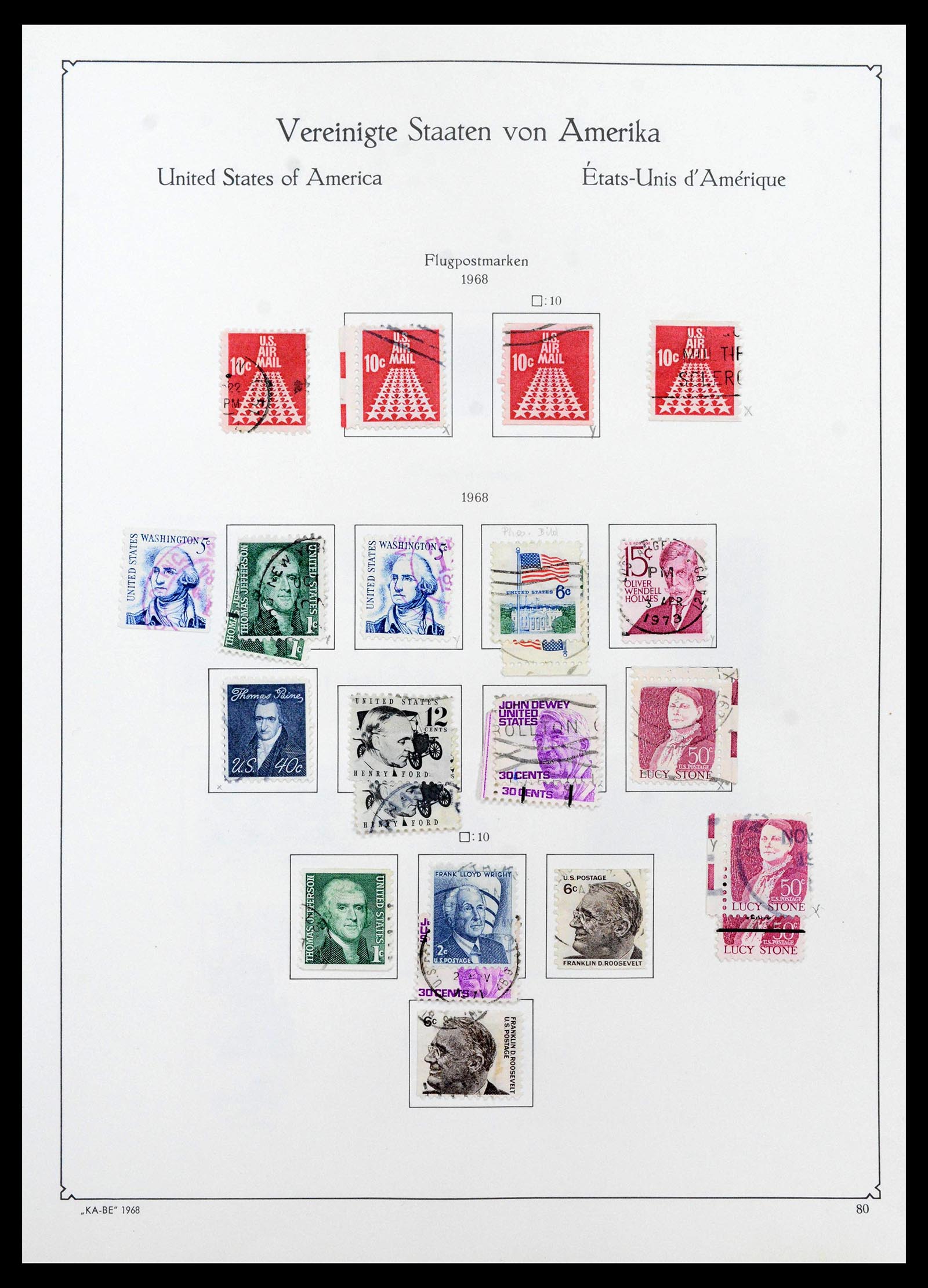 39444 0090 - Postzegelverzameling 39444 USA 1861-2008.