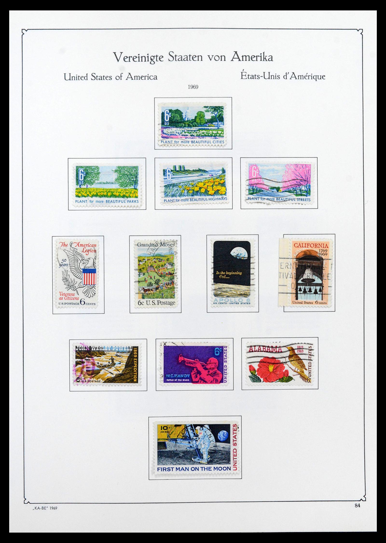 39444 0095 - Postzegelverzameling 39444 USA 1861-2008.