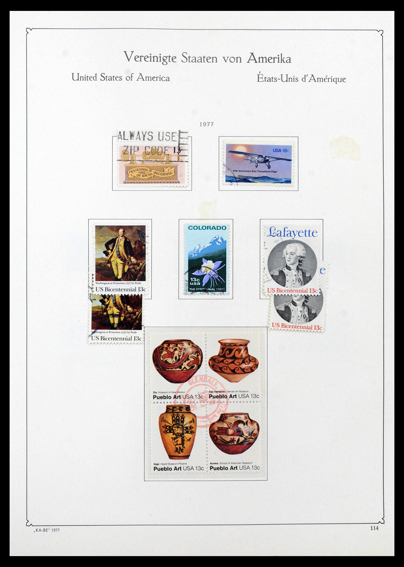 39444 0141 - Postzegelverzameling 39444 USA 1861-2008.
