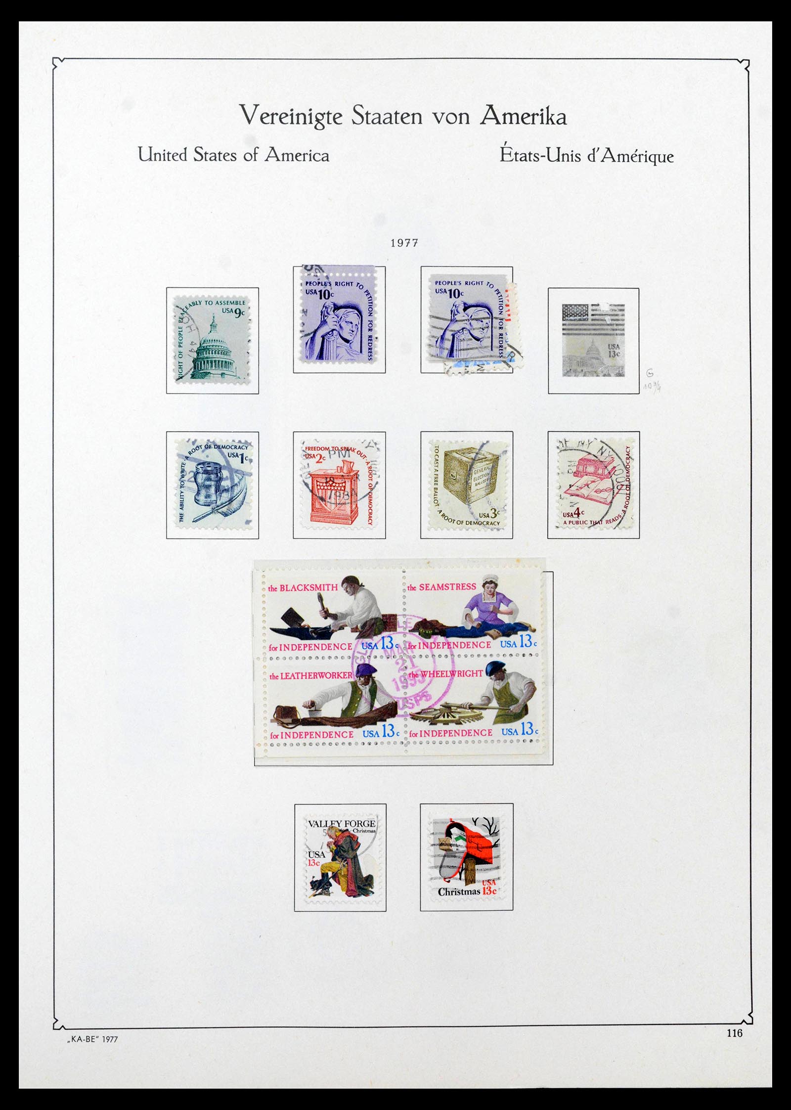 39444 0143 - Postzegelverzameling 39444 USA 1861-2008.