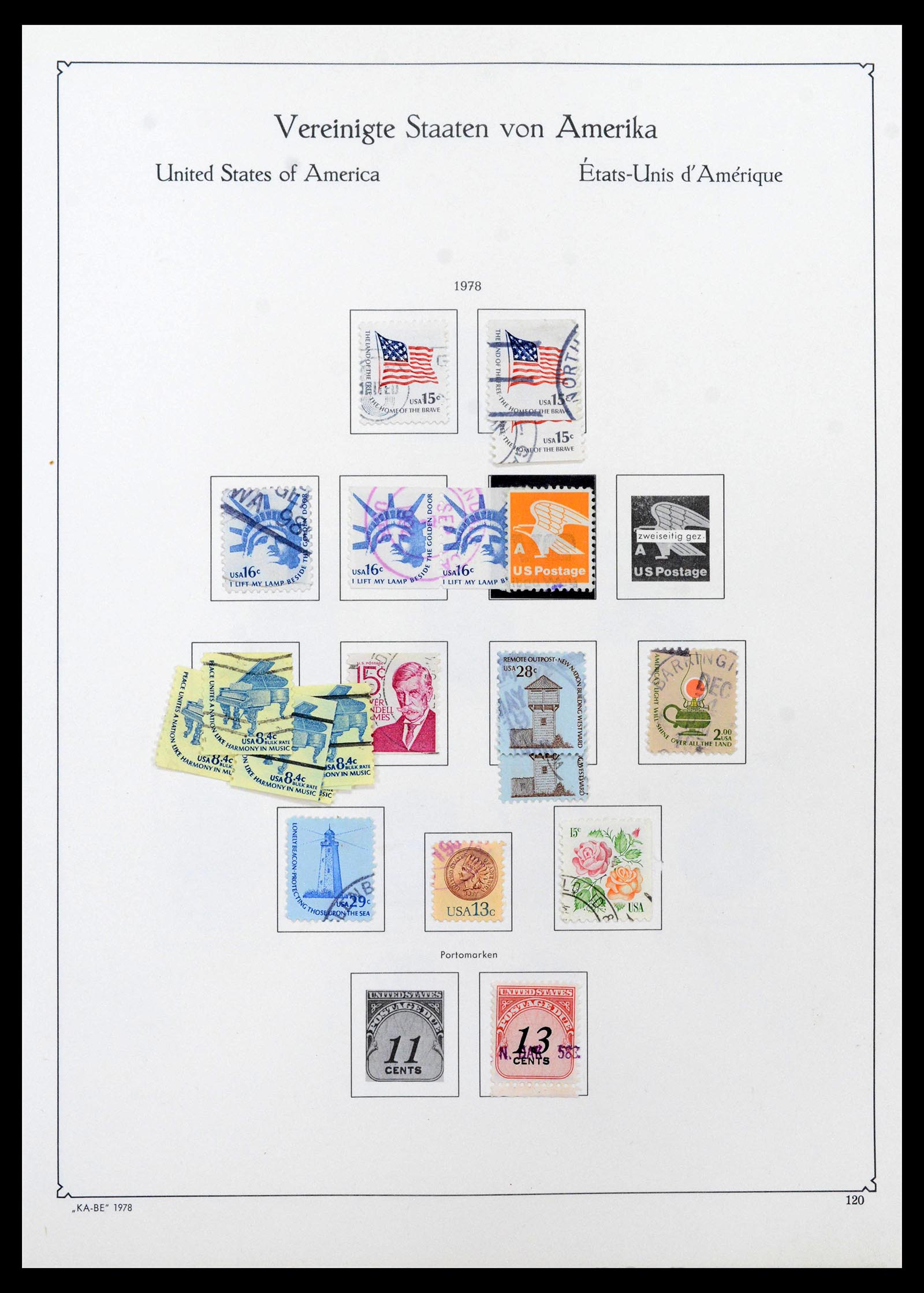 39444 0149 - Postzegelverzameling 39444 USA 1861-2008.