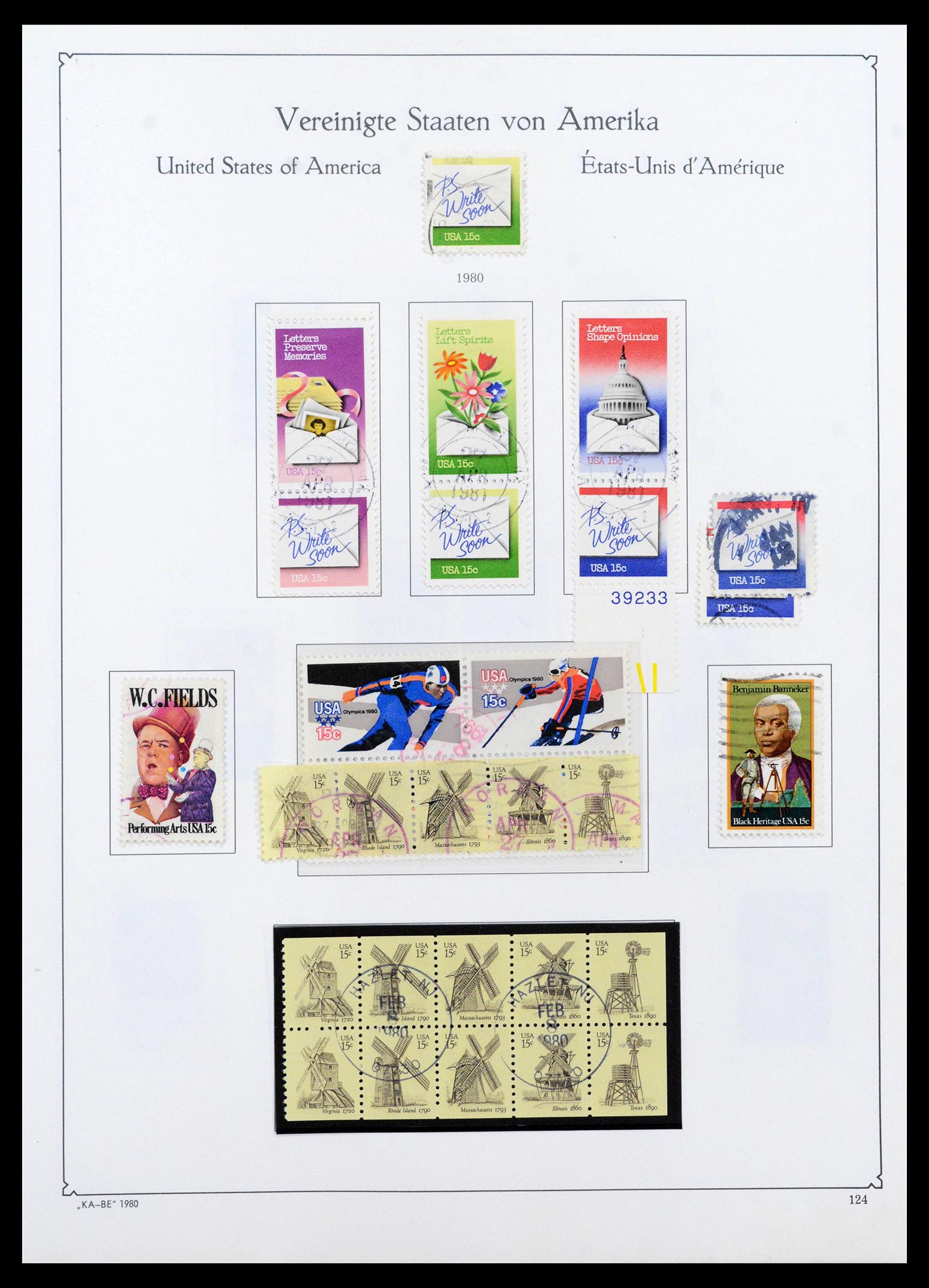 39444 0153 - Postzegelverzameling 39444 USA 1861-2008.
