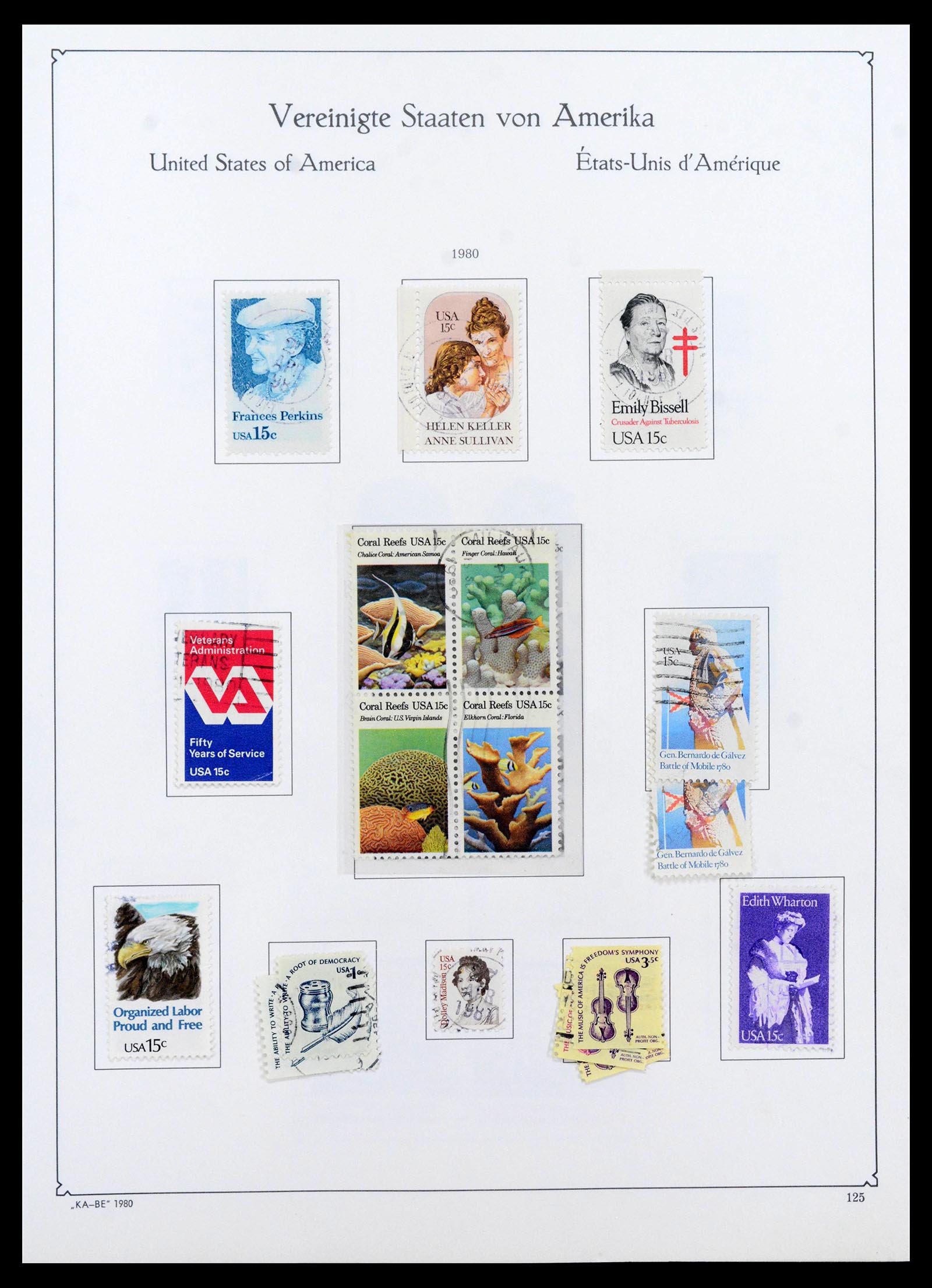 39444 0154 - Postzegelverzameling 39444 USA 1861-2008.