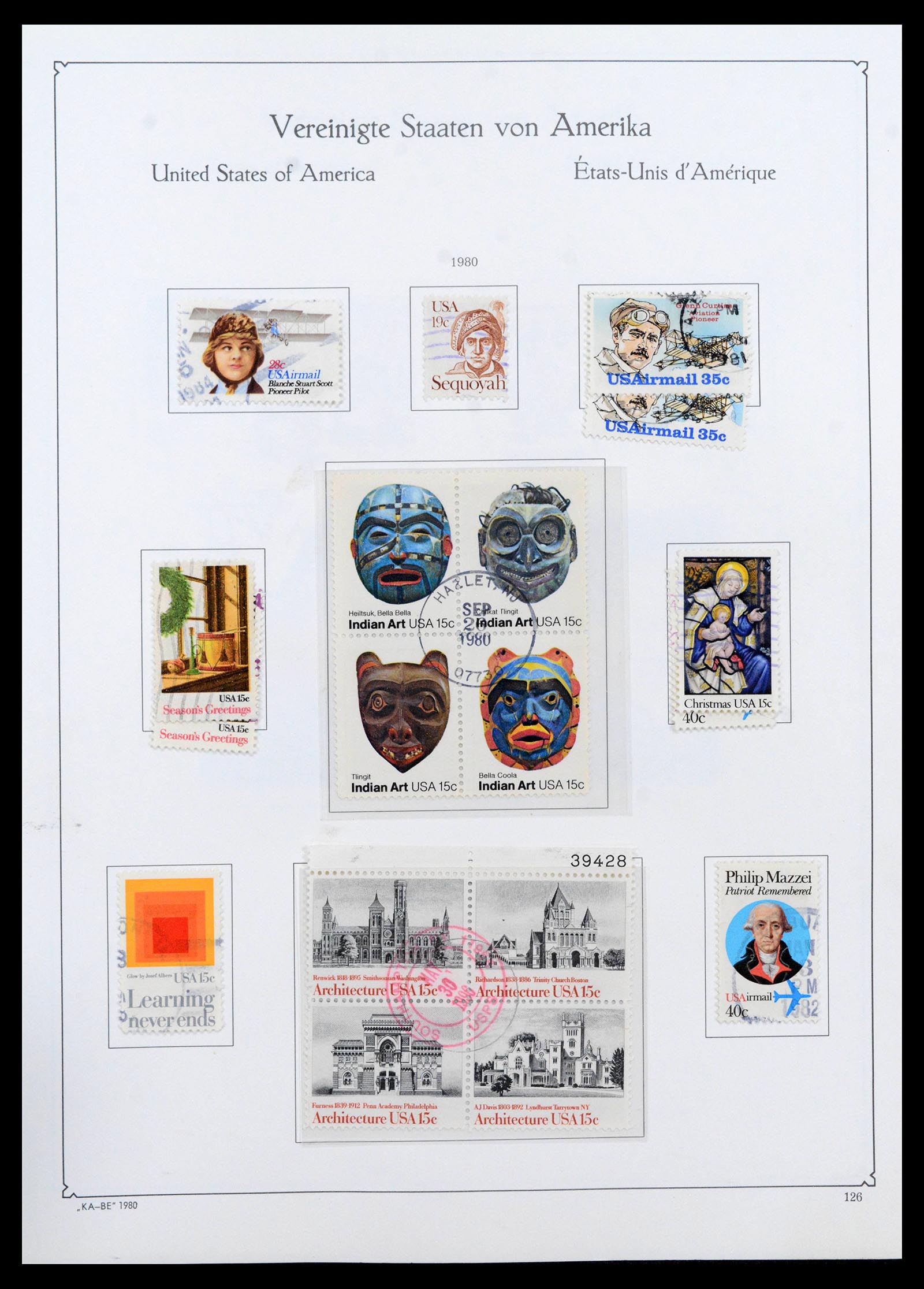 39444 0155 - Postzegelverzameling 39444 USA 1861-2008.